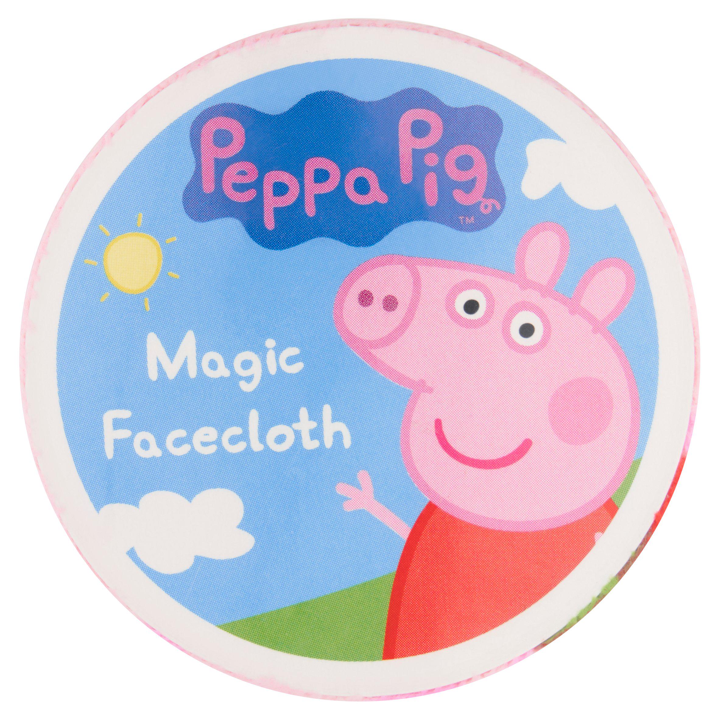 Peppa Pig magic facecloth