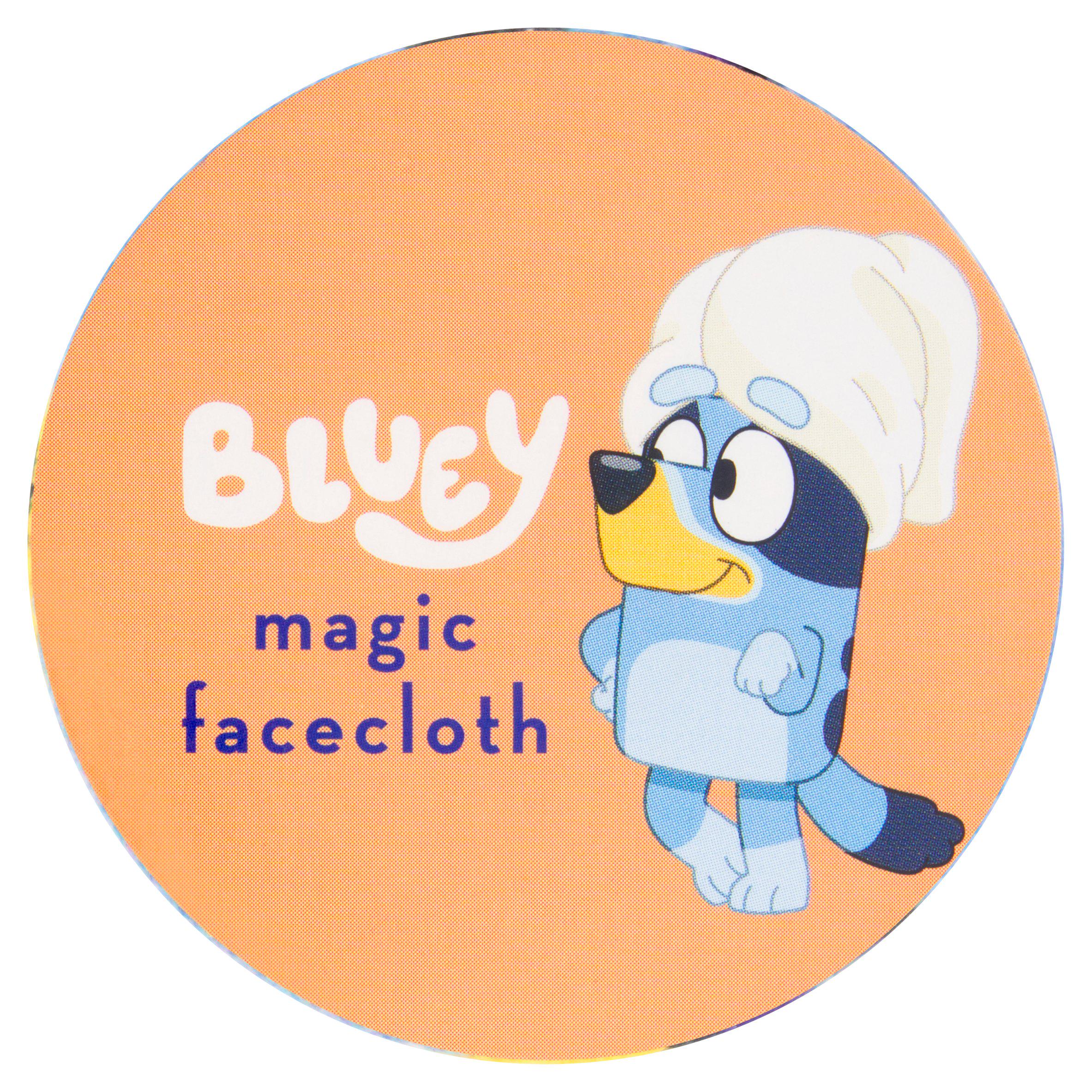 Bluey magic facecloth