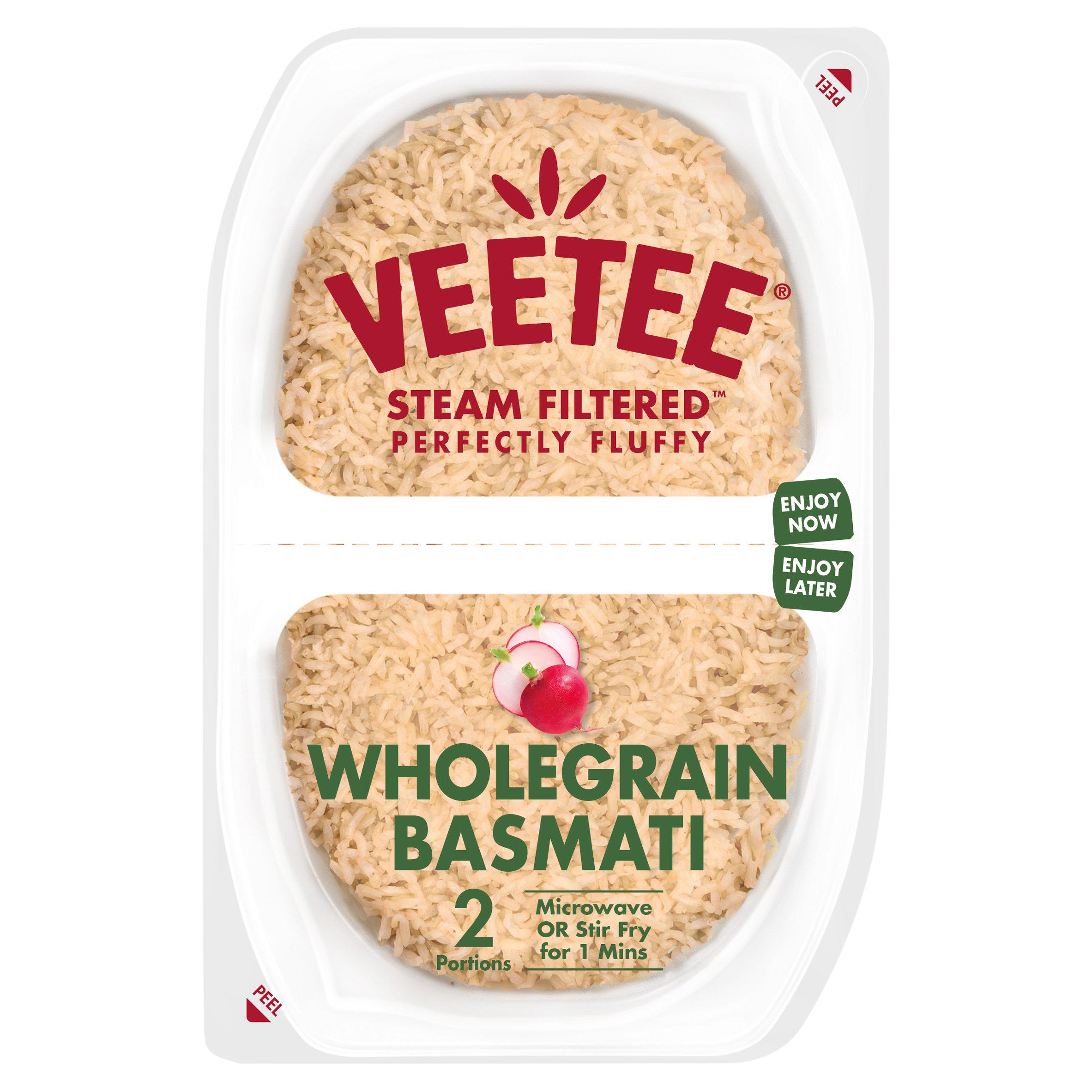 Veetee Wholegrain Basmati Rice Pots 2X130g