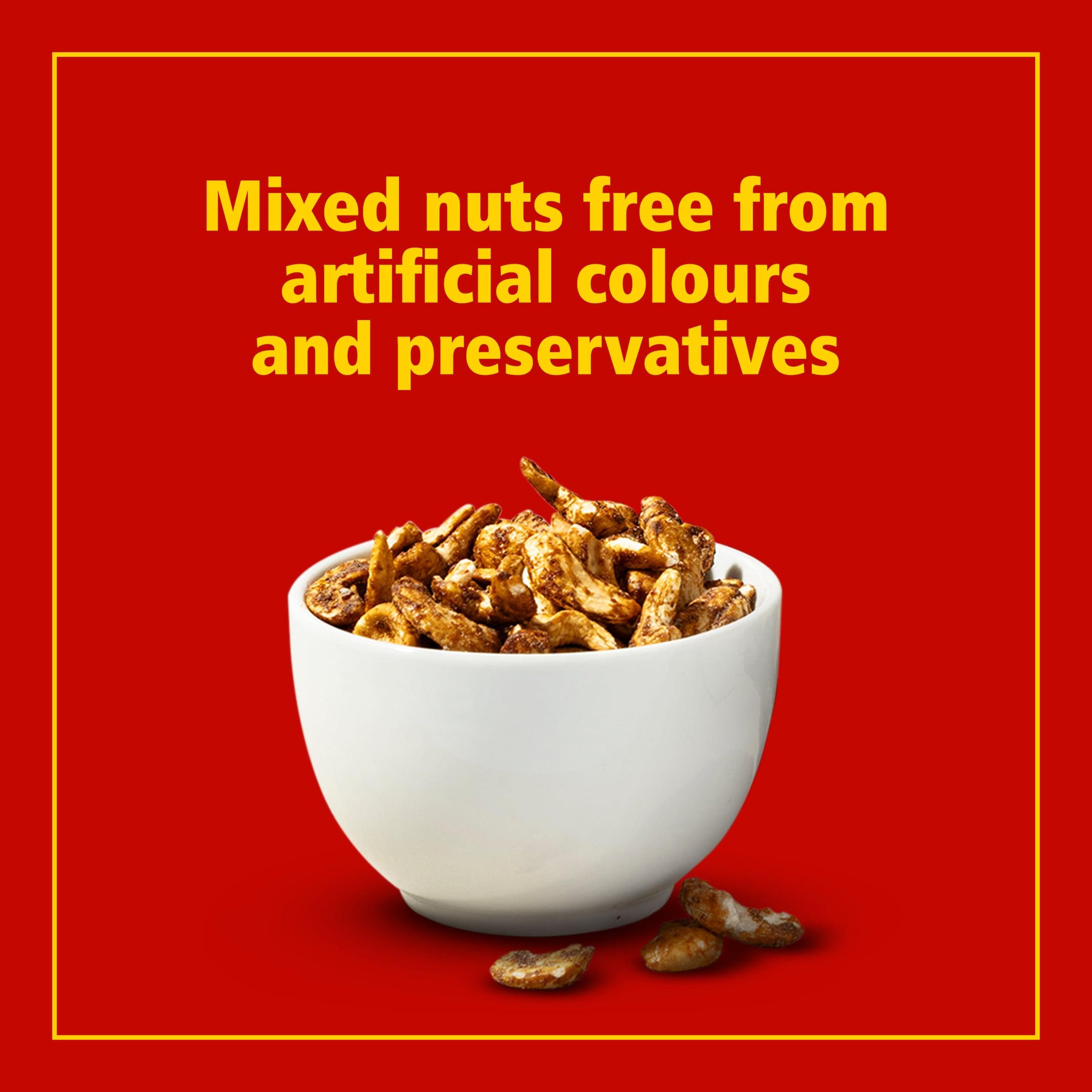 Colman's Honey & Mustard Flavoured Peanuts & Cashews 130g thumbnail 4