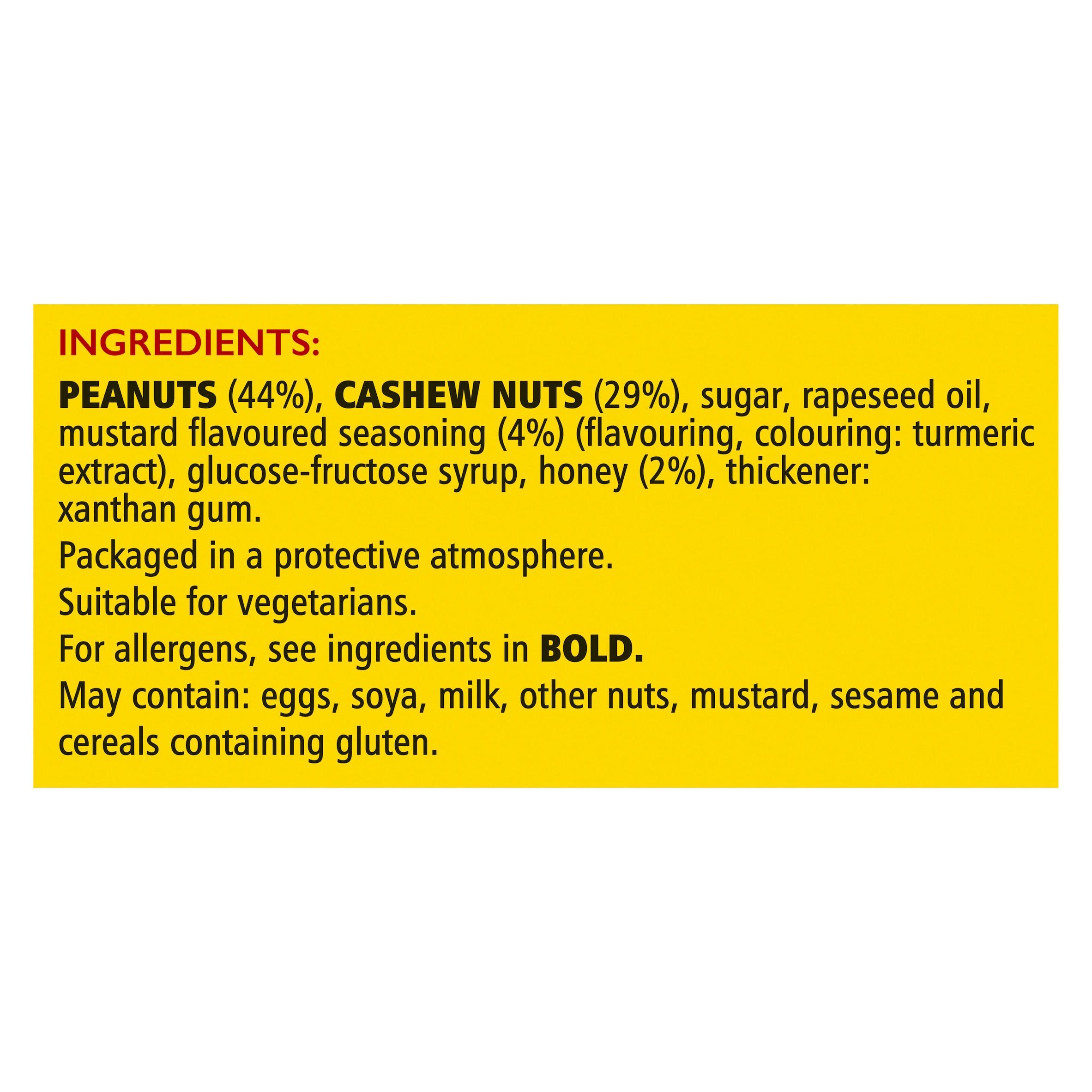 Colman's Honey & Mustard Flavoured Peanuts & Cashews 130g thumbnail 6