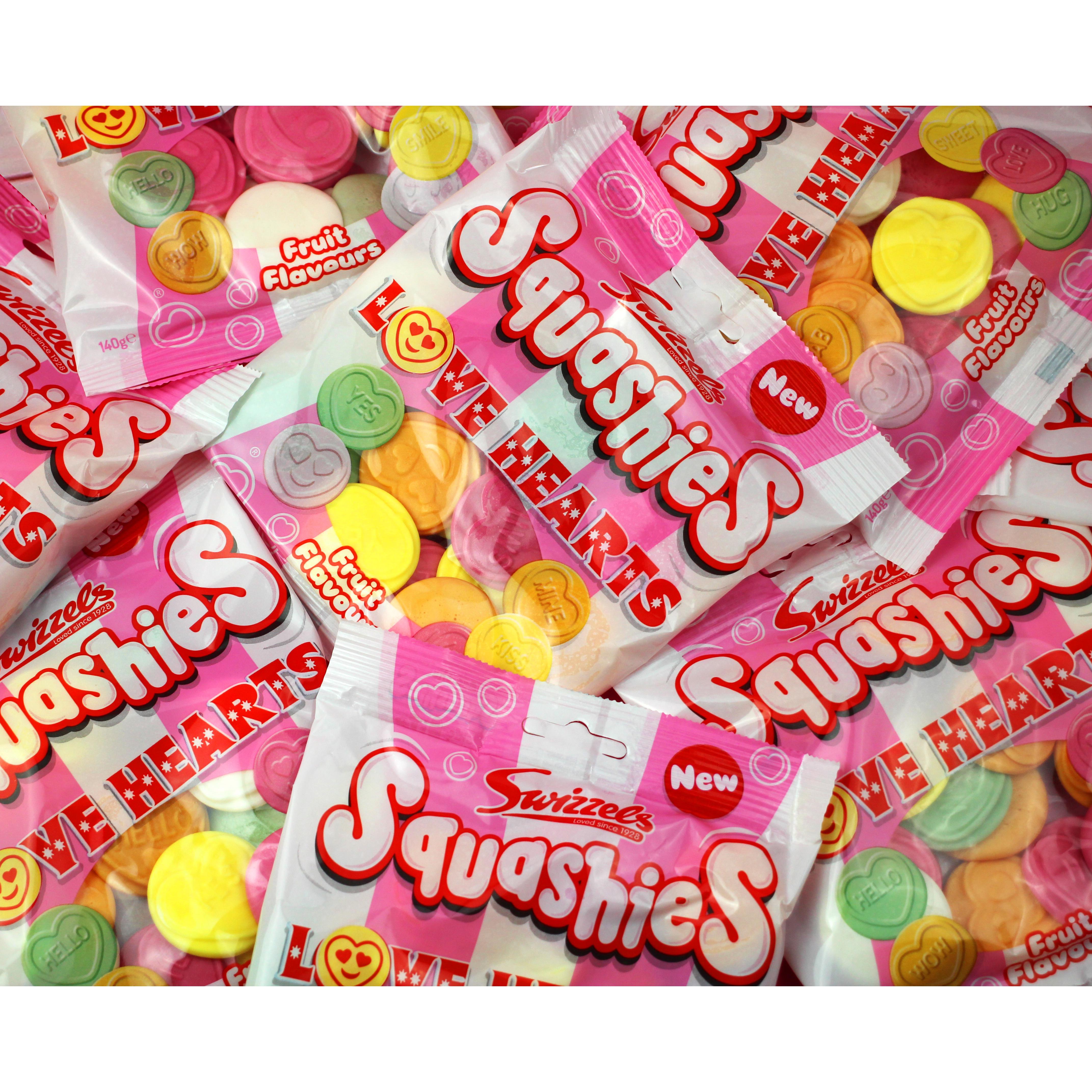 Swizzels Squashies Love Hearts 140g thumbnail 4