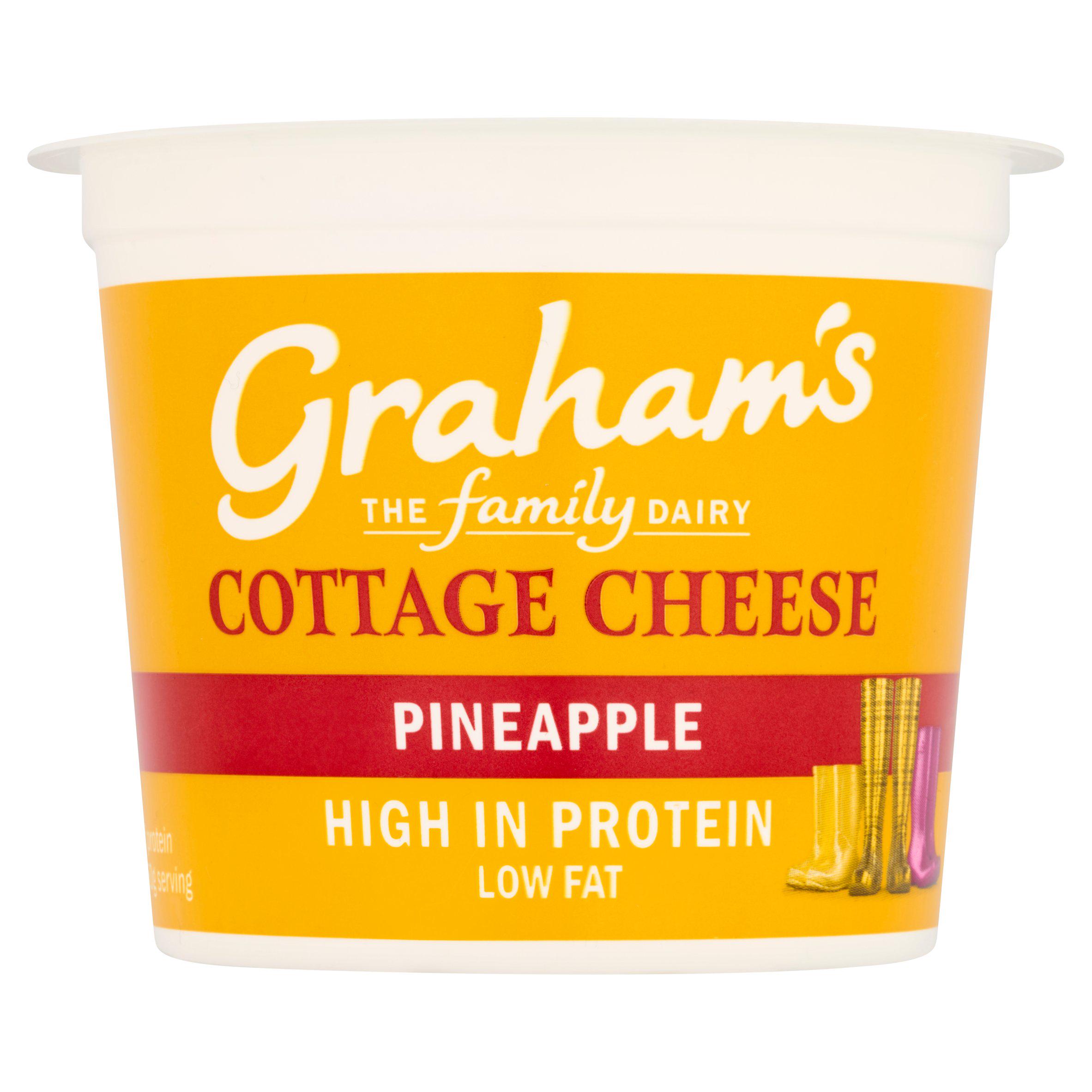 Graham's the Family Dairy Cottage Cheese Pineapple 300g