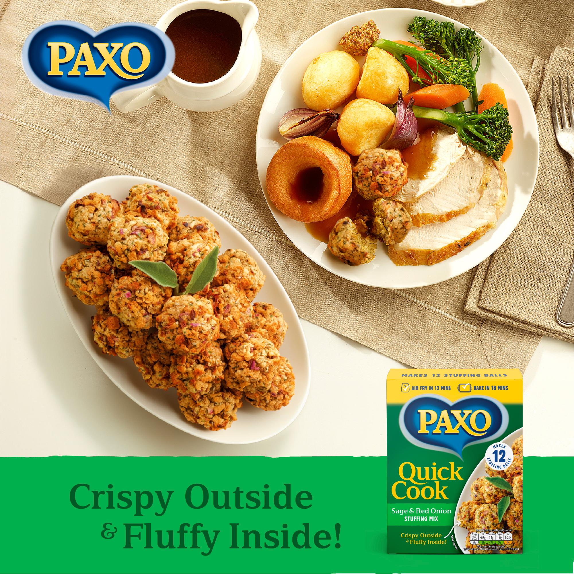Paxo Quick Cook Sage & Red Onion Stuffing Mix 150g thumbnail 2