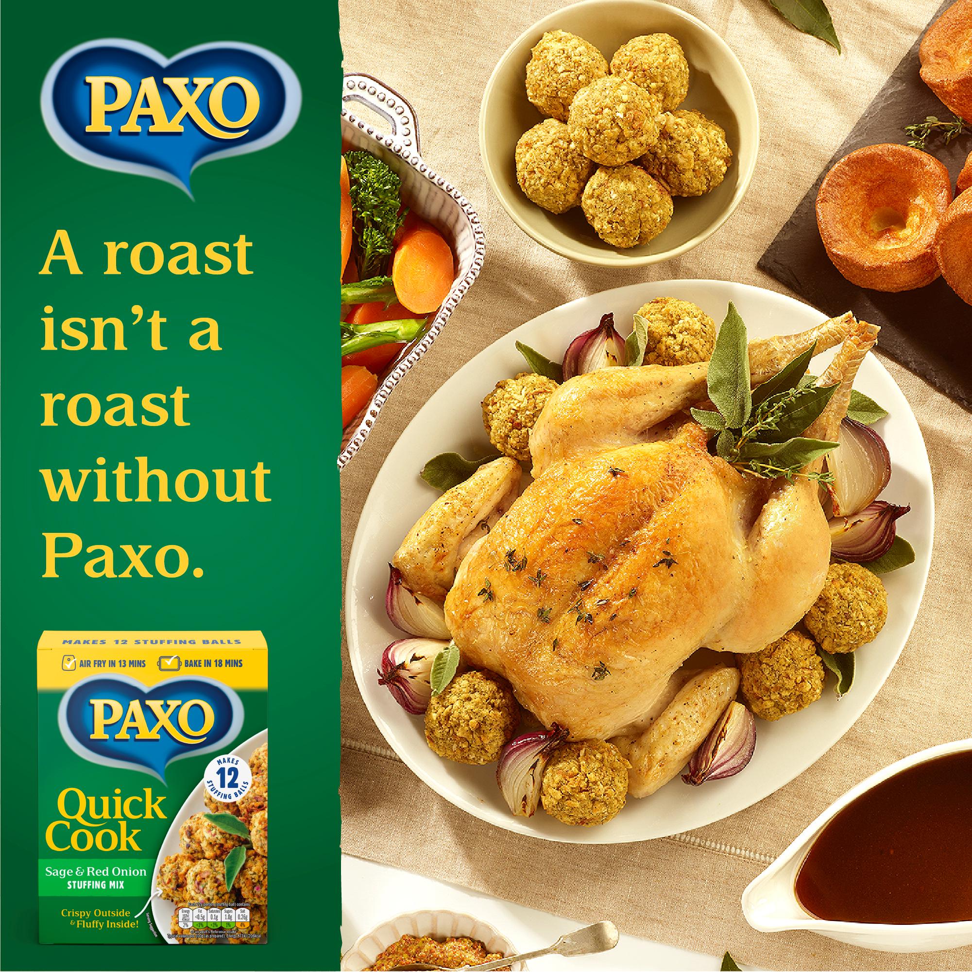 Paxo Quick Cook Sage & Red Onion Stuffing Mix 150g thumbnail 5