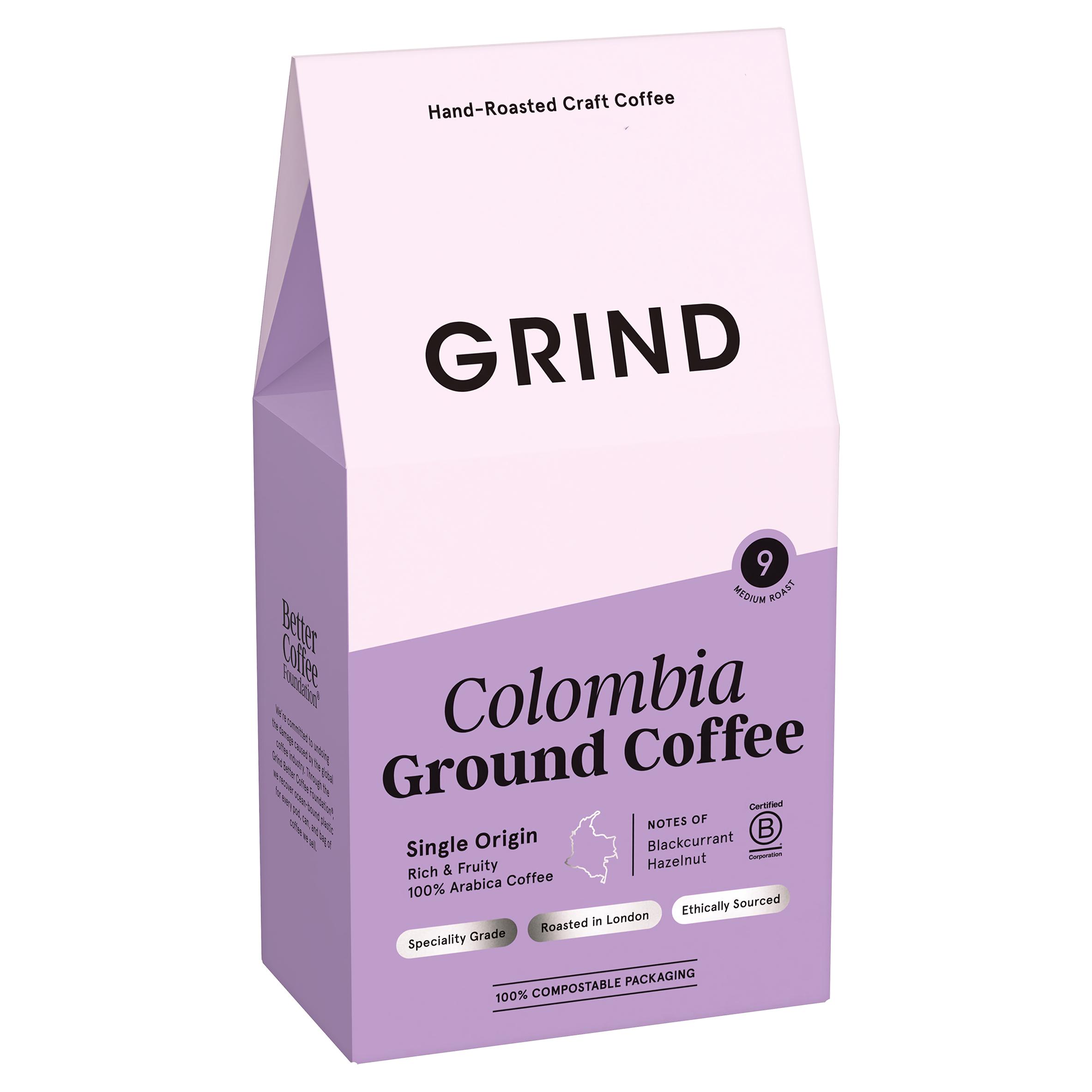 Grind Colombia Ground Coffee 200g thumbnail 2
