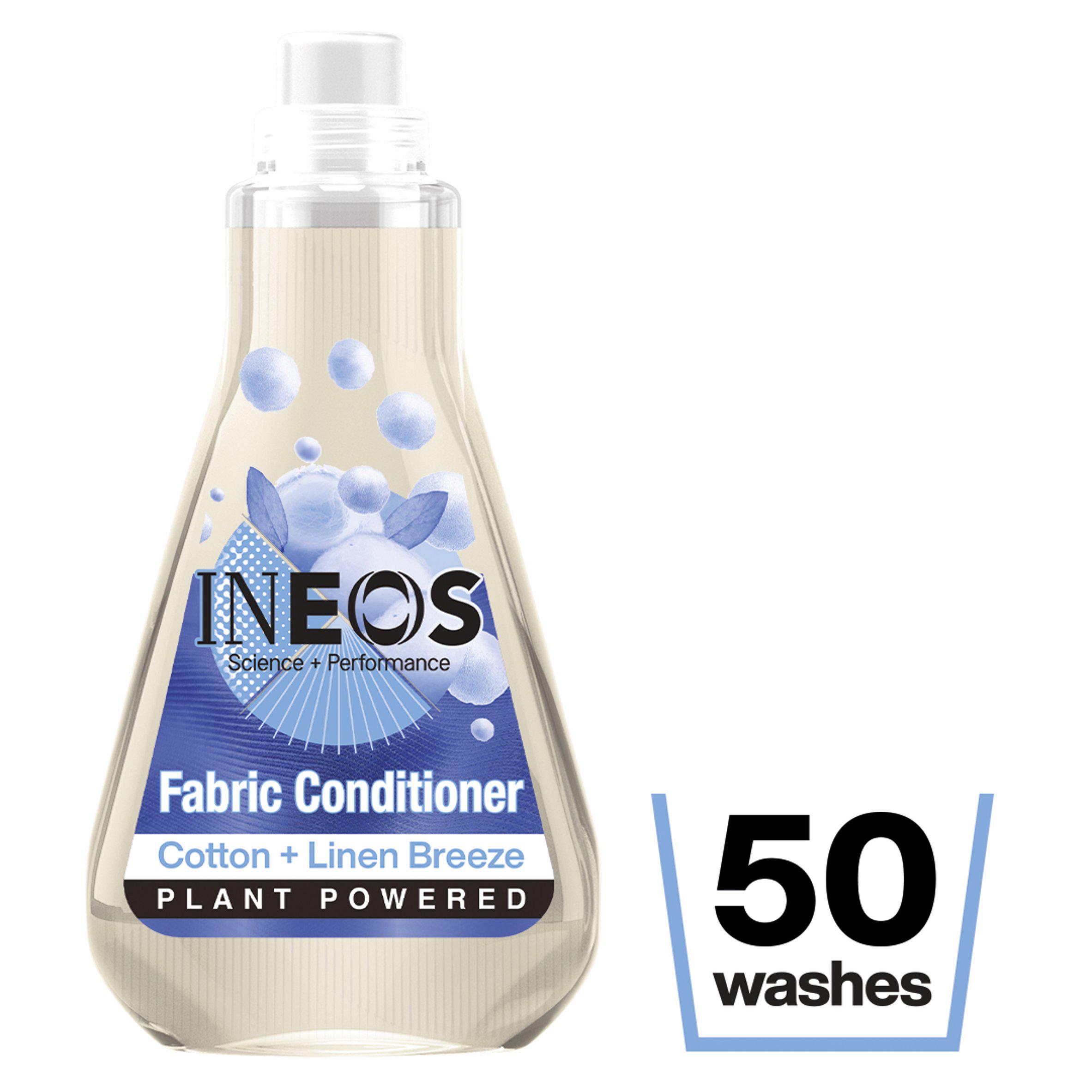 Ineos Cotton + Linen Breeze Sensitive Concentrated Fabric Conditioner 50 Washes