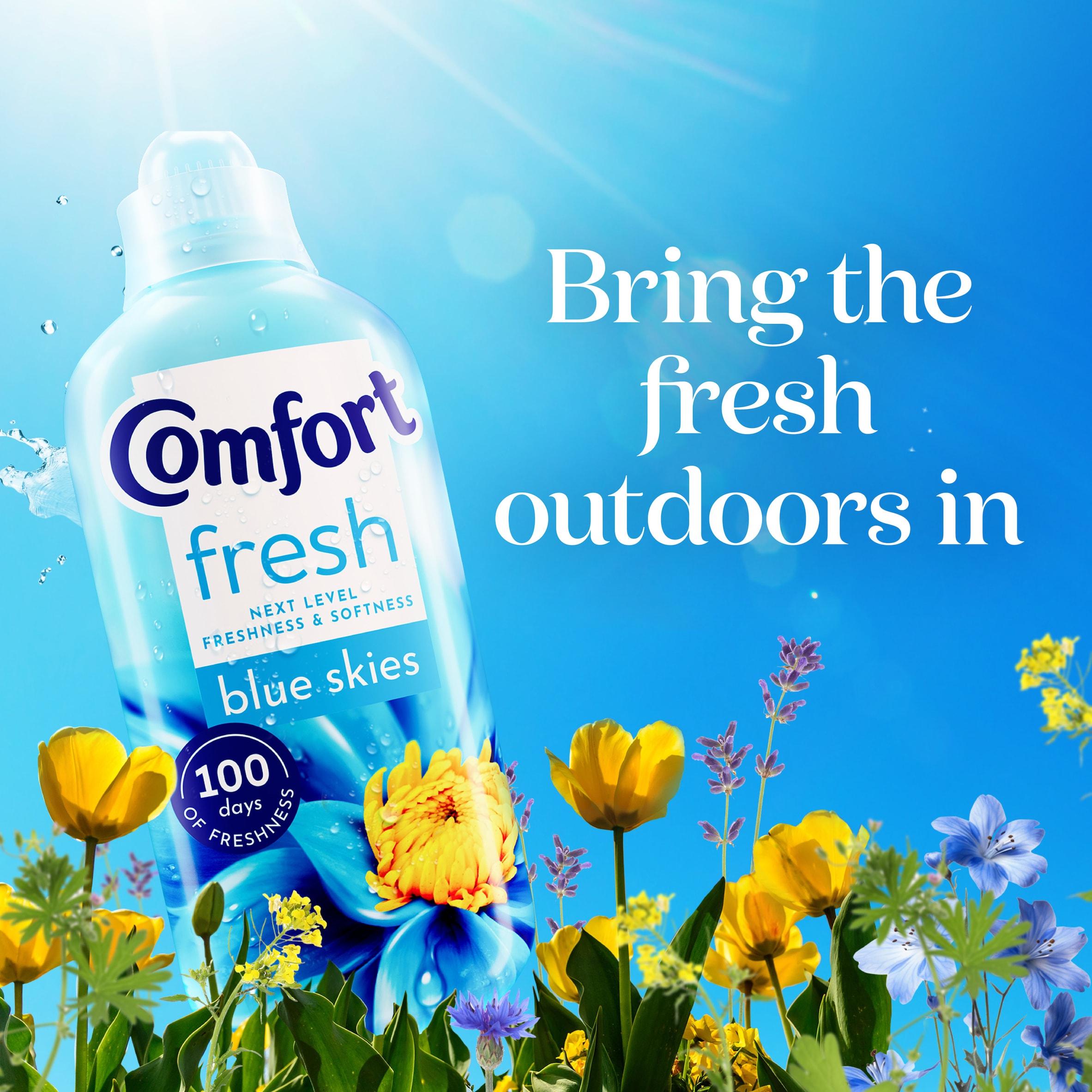 Comfort Fresh Fabric Conditioner Blue Skies 52 Washes 1.56L thumbnail 2