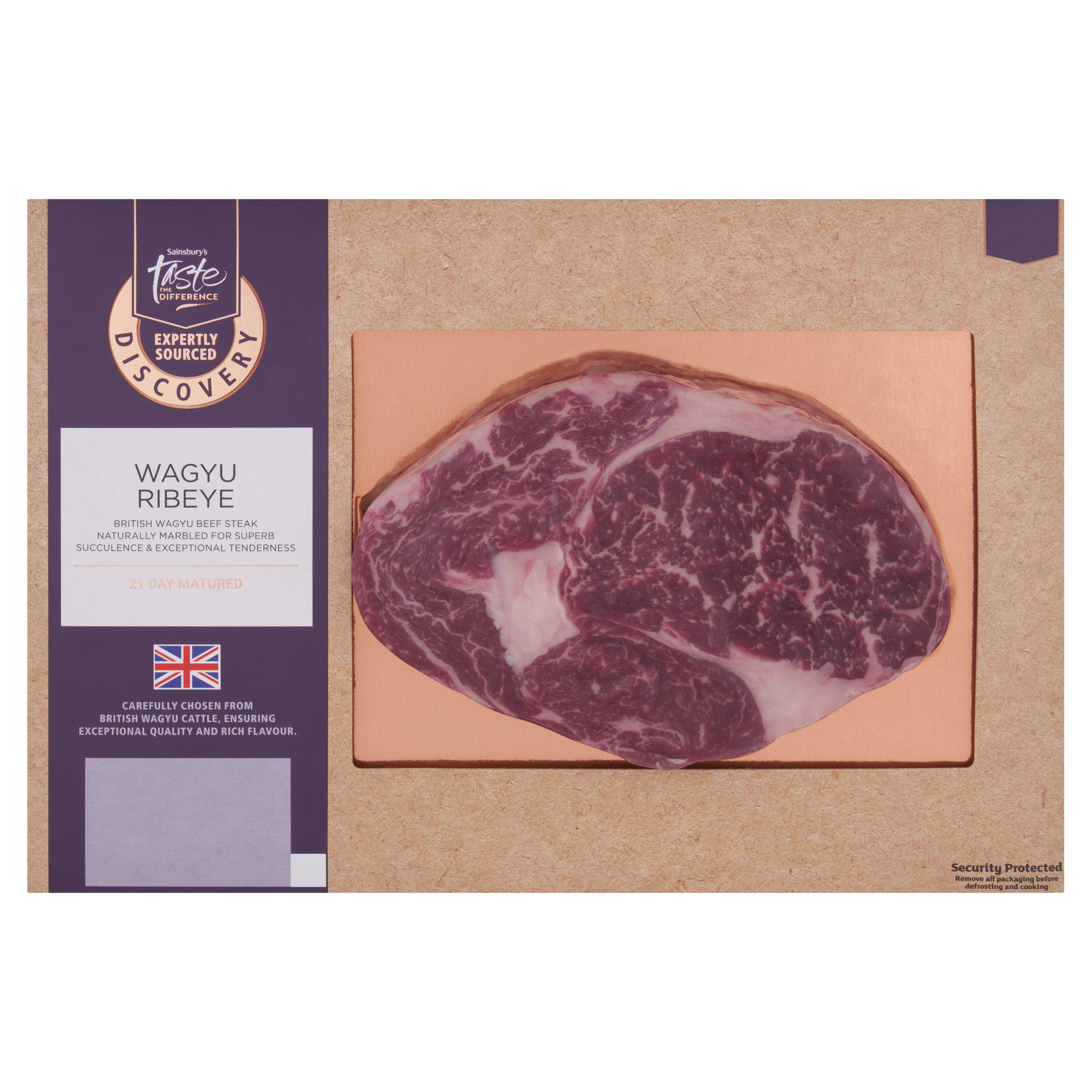 Sainsbury's Discovery Wagyu Ribeye Steak, Taste the Difference 250g