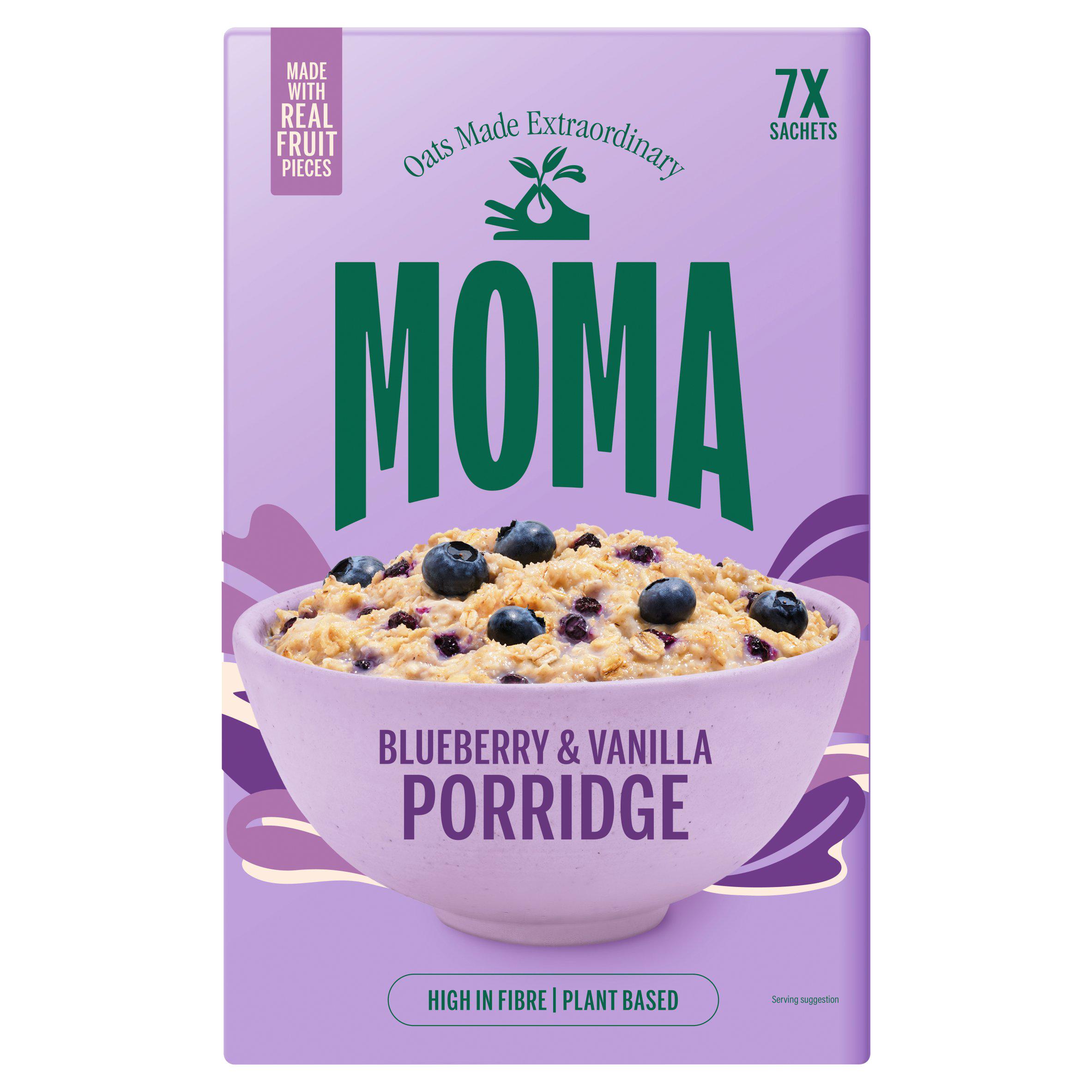 MOMA Blueberry & Vanilla Porridge Sachets