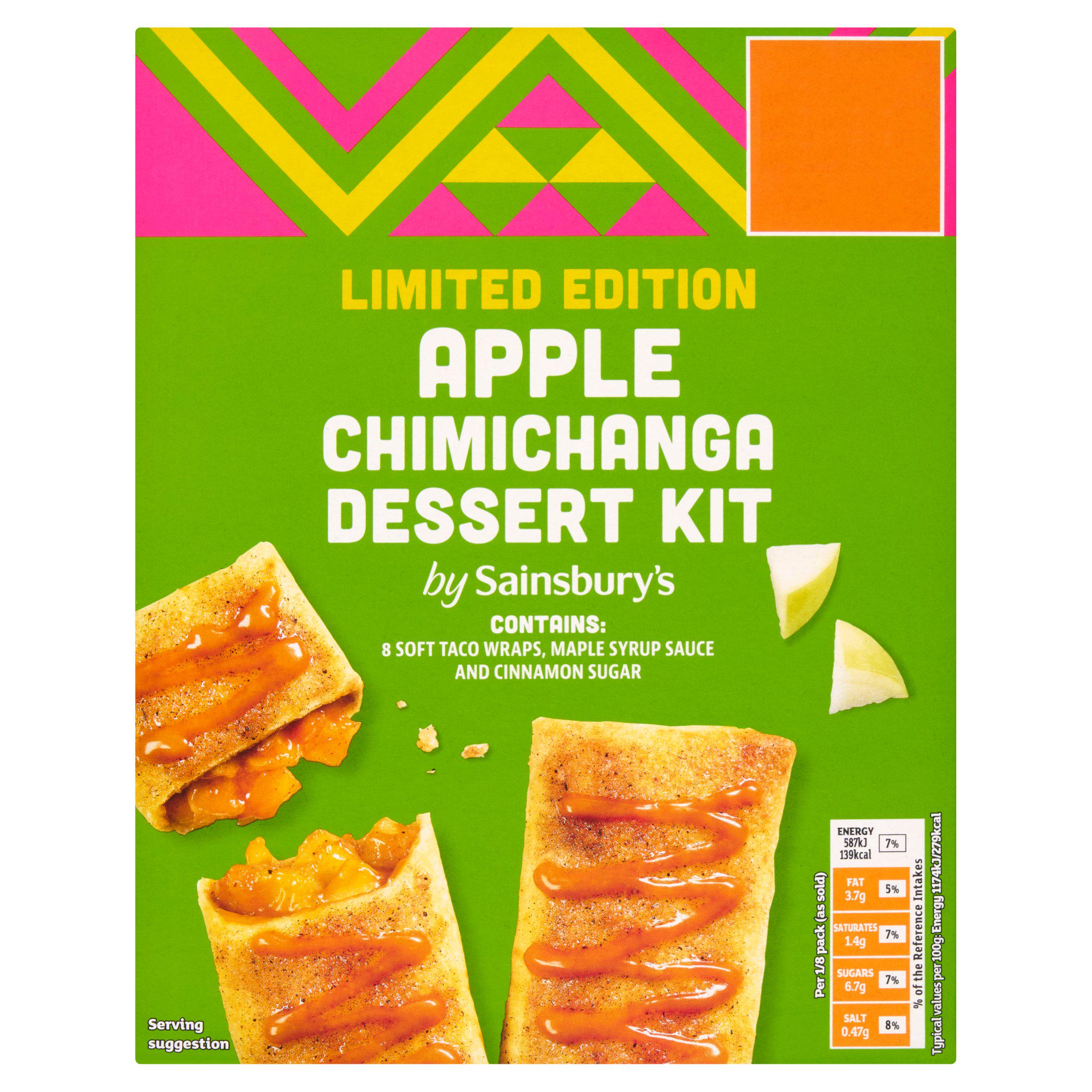 Sainsbury's Limited Edition Apple Chimichanga Dessert Kit 400g