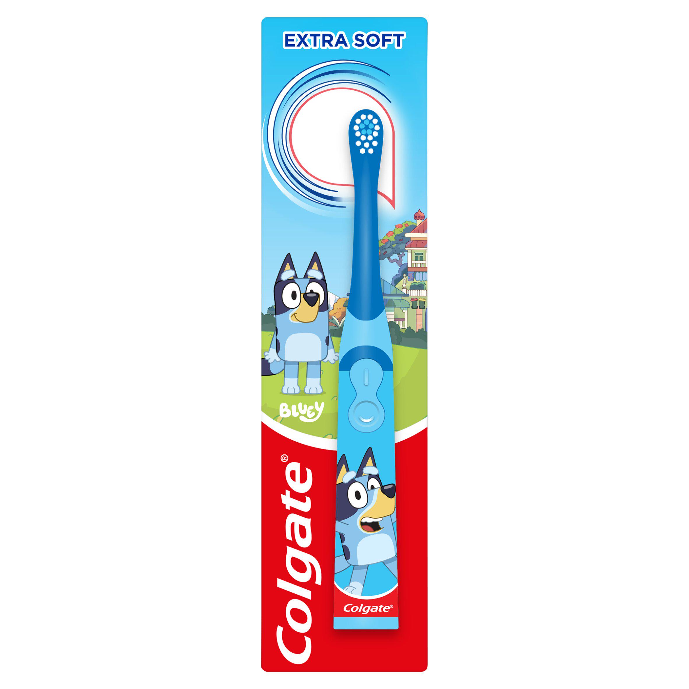 Colgate Kids Bluey Extra Soft Battery Toothbrush