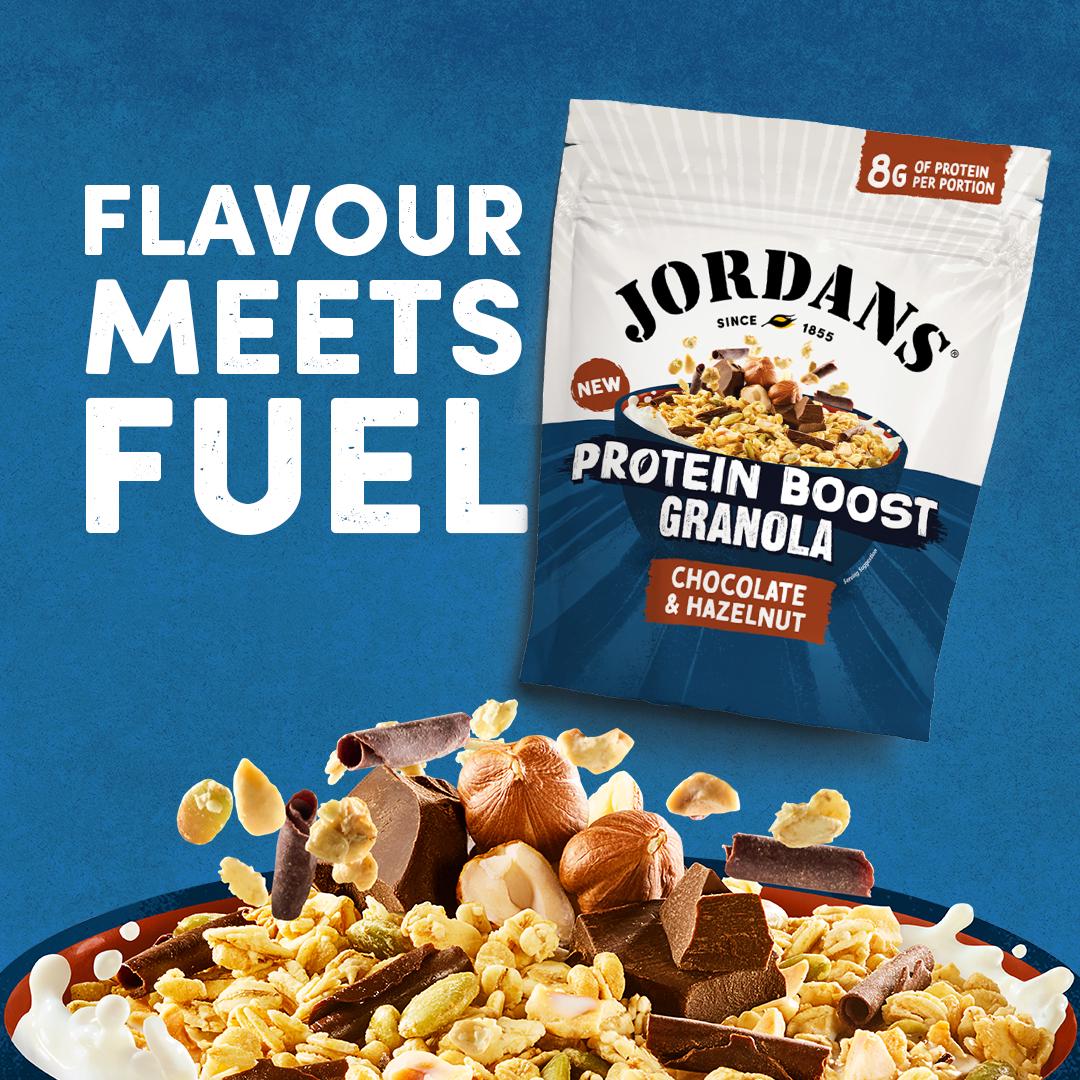 Jordans Protein Boost Granola Chocolate & Hazelnut 400g thumbnail 3