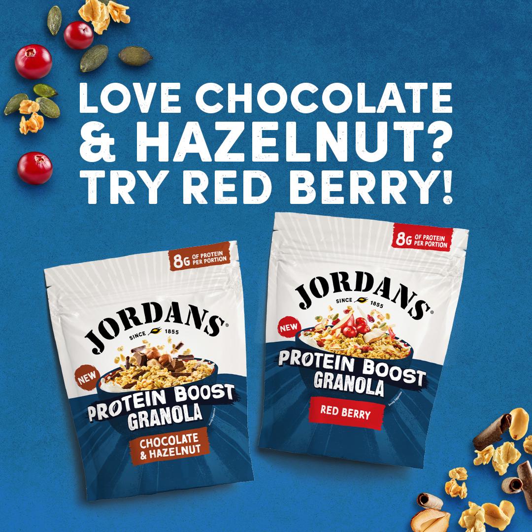 Jordans Protein Boost Granola Chocolate & Hazelnut 400g thumbnail 5