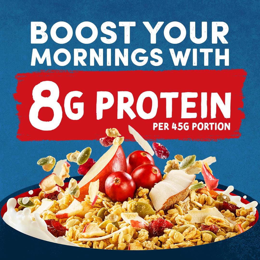 Jordans Protein Boost Granola Red Berry 400g thumbnail 2