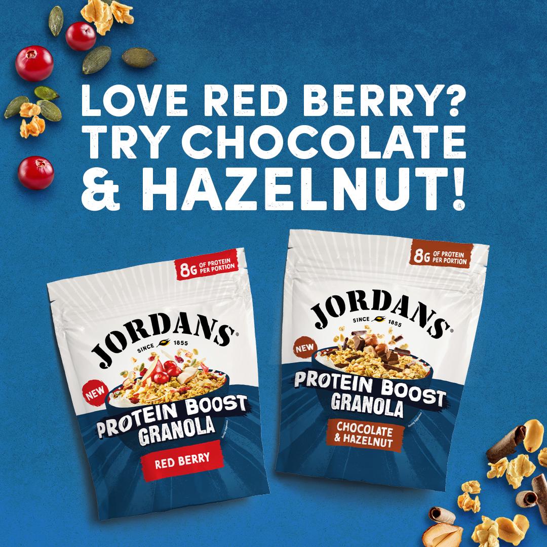 Jordans Protein Boost Granola Red Berry 400g thumbnail 5