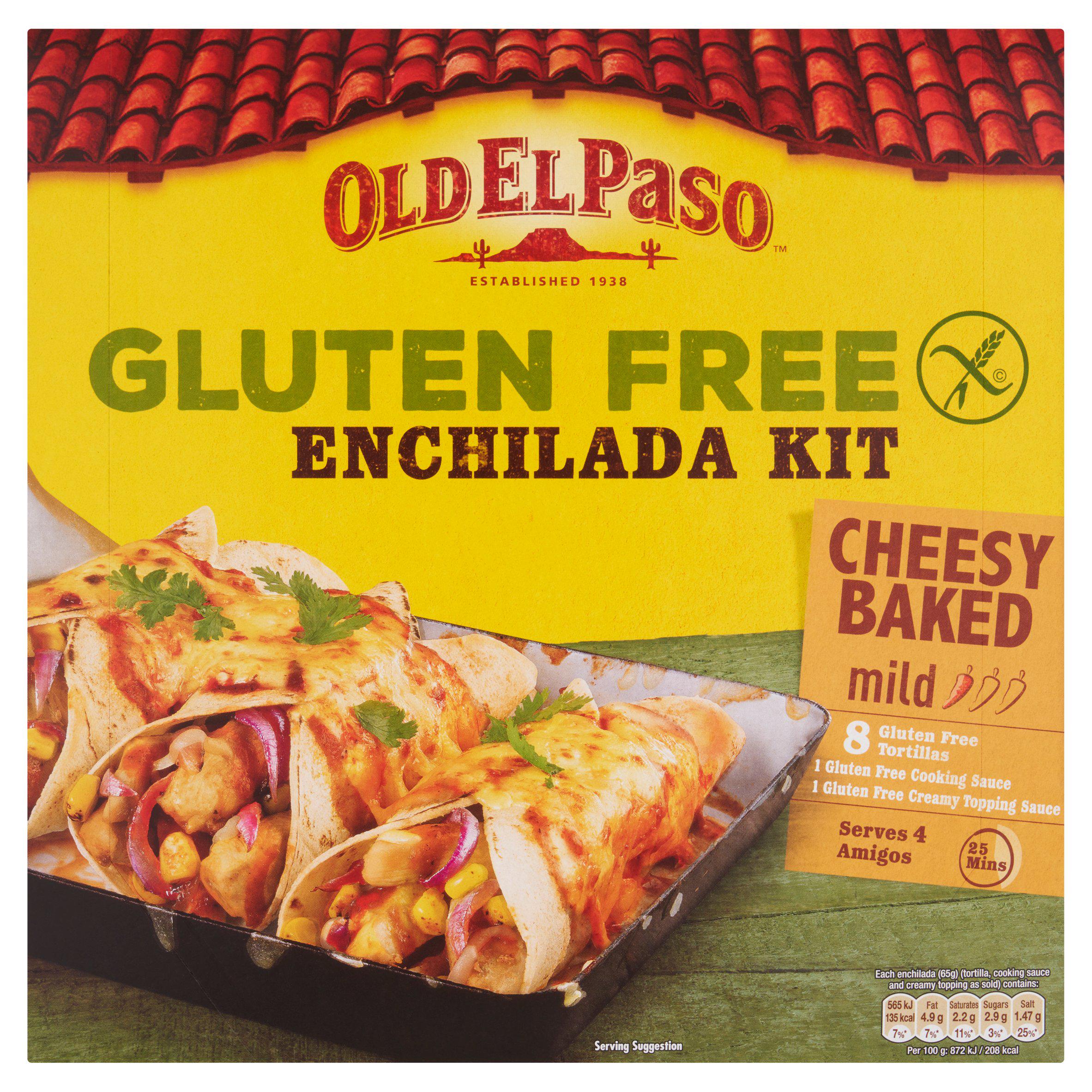 Old El Paso Mexican Gluten Free Cheesy Baked Enchilada Kit