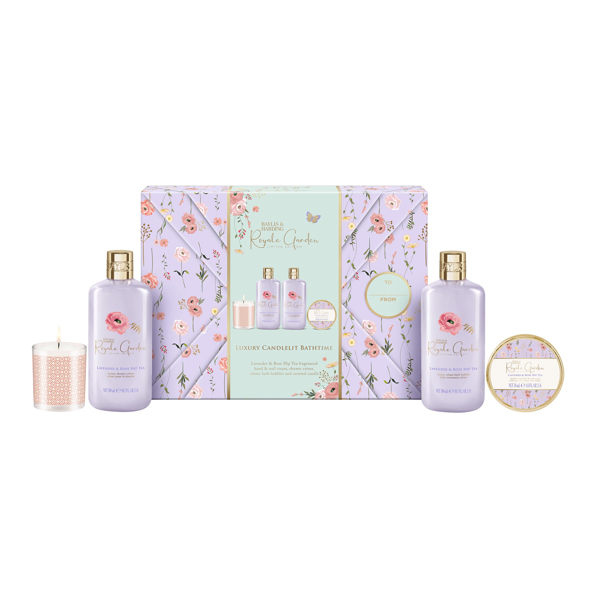 Baylis & Harding Royale Garden Gift Wrapped Candlelit Gift Set thumbnail 2