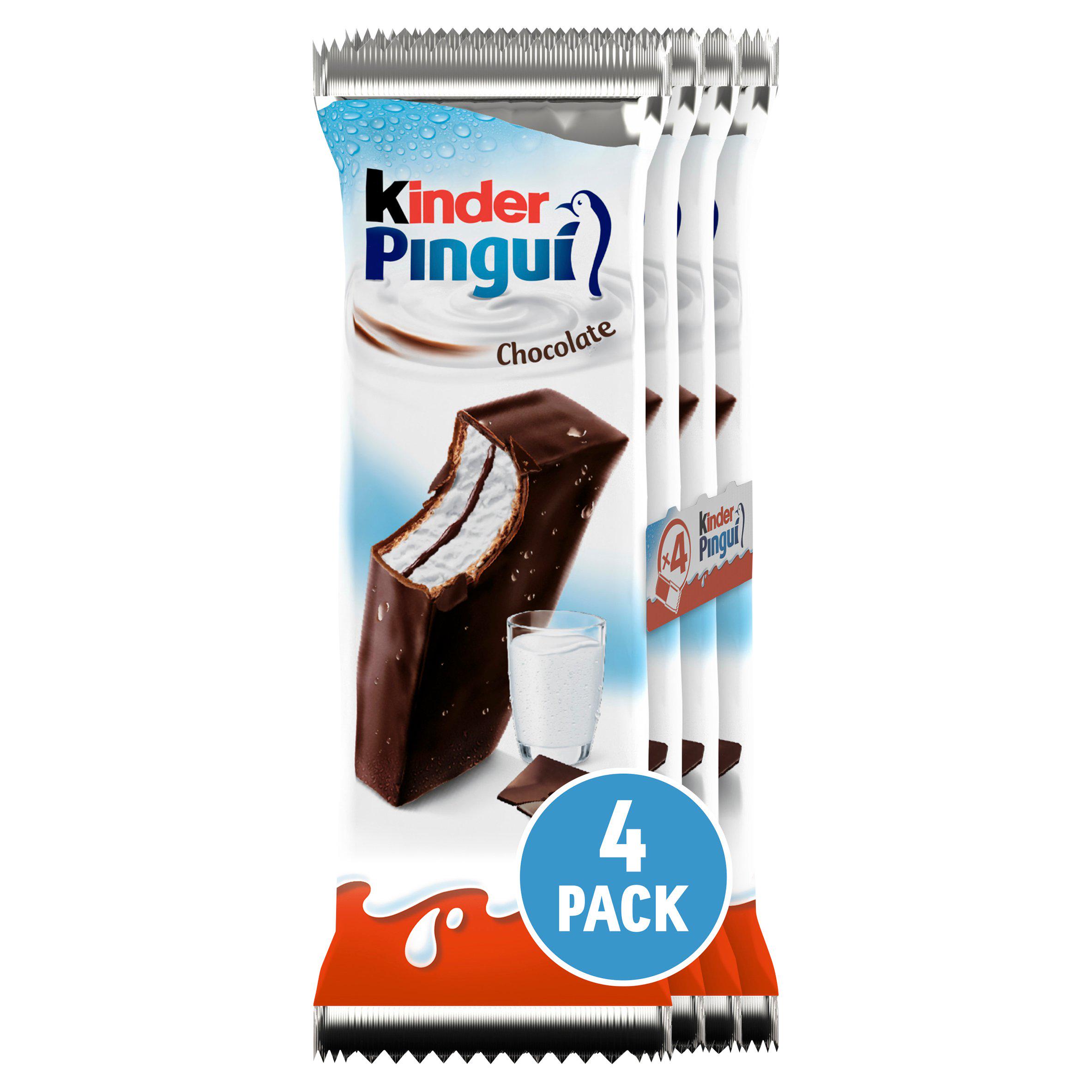 Kinder Pingui Milk & Chocolate Chilled Treat 4 x 30g
