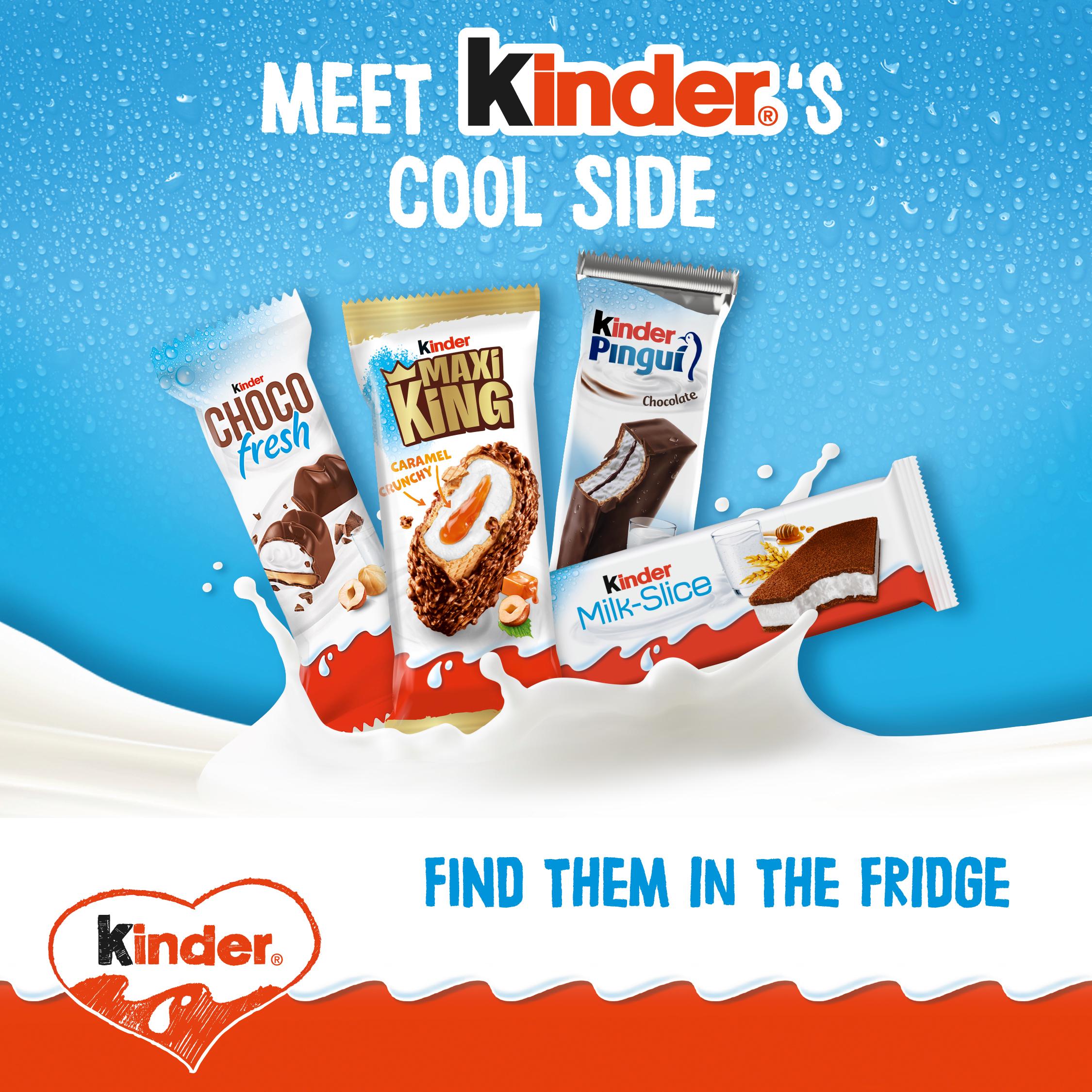 Kinder Pingui Milk & Chocolate Chilled Treat 4 x 30g thumbnail 6