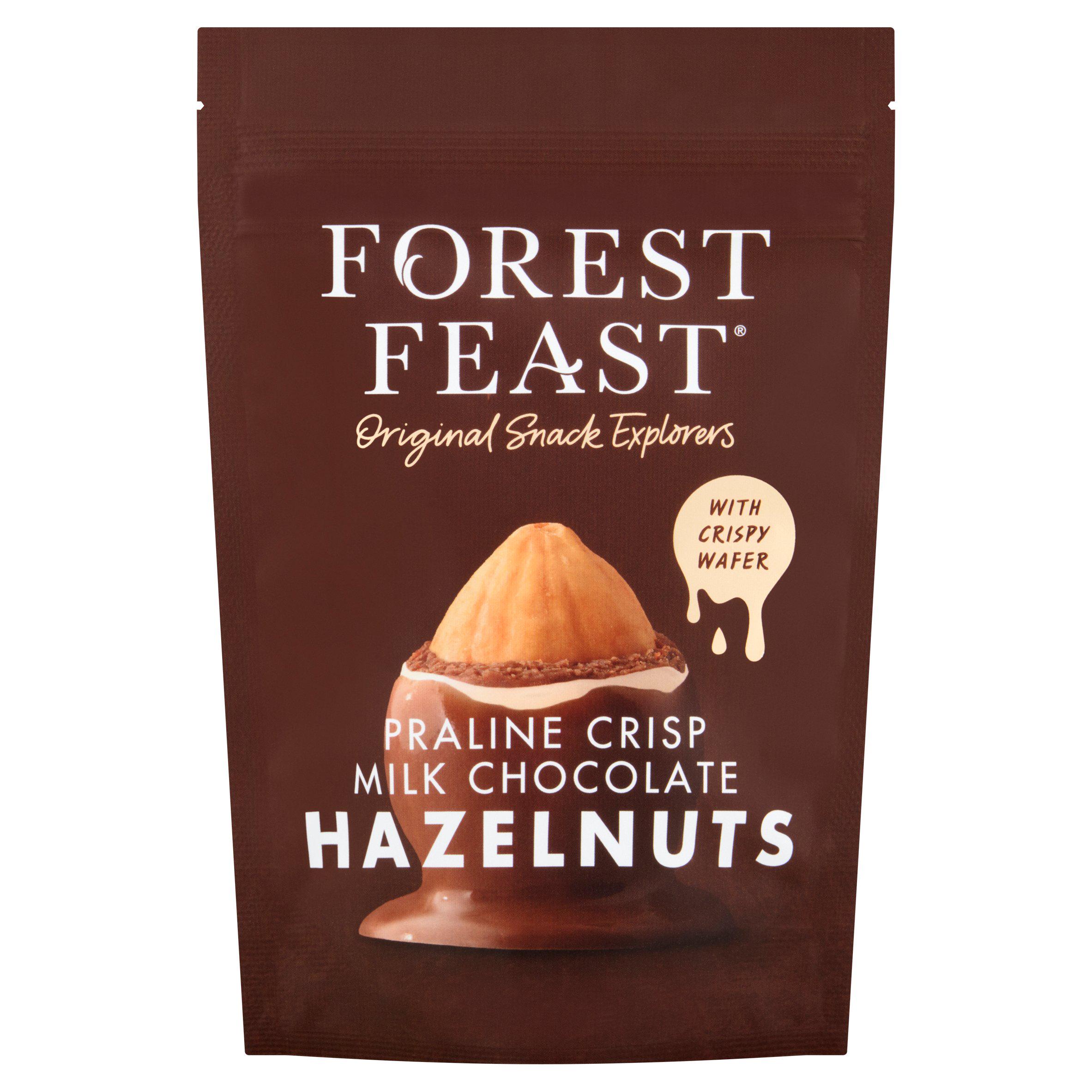 Forest Feast Praline Milk Chocolate Hazelnuts 100g