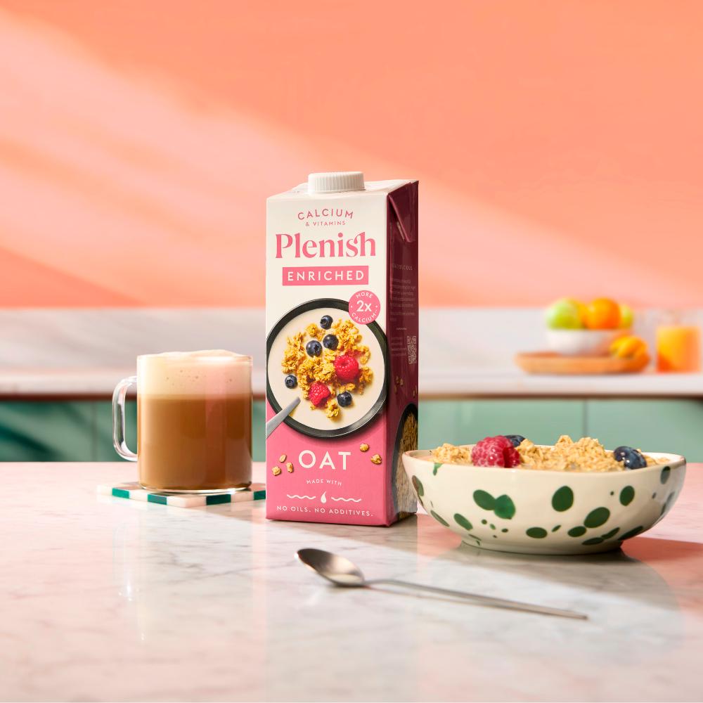 Plenish 1L Chilled Dairy Free Enriched Oat Drink thumbnail 6