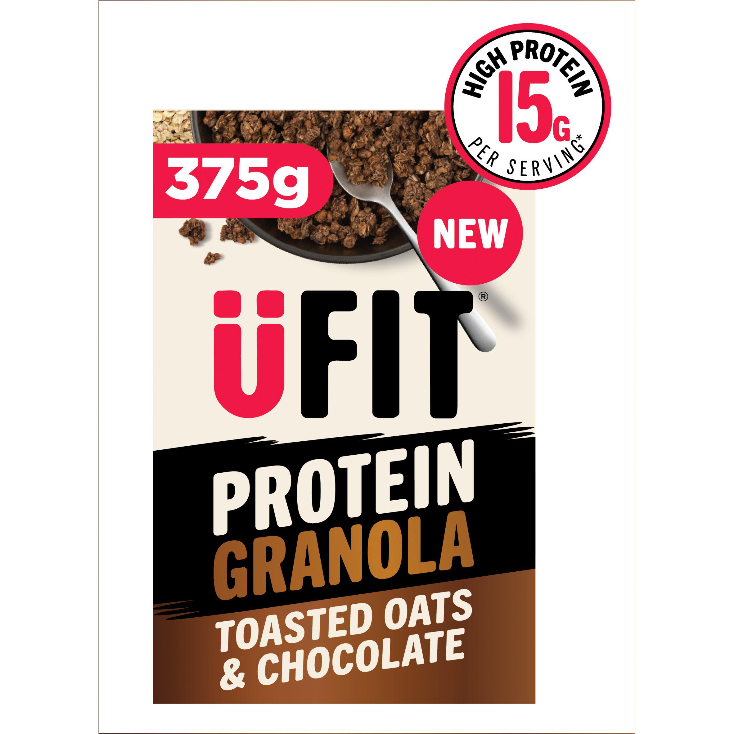 UFIT Protein Granola Toasted Oats & Chocolate 375g
