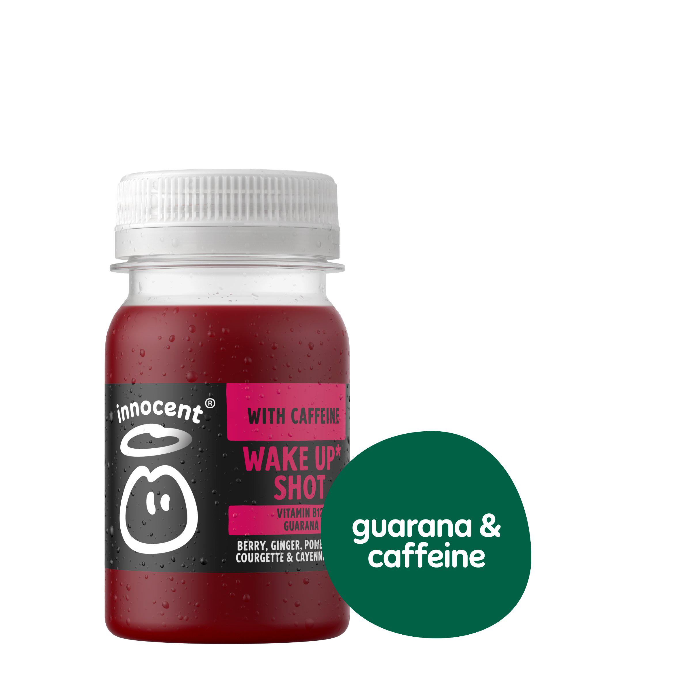 Innocent Wake Up Berry, Ginger, Pomegranate, Courgette & Cayenne Pepper Shot 80ml