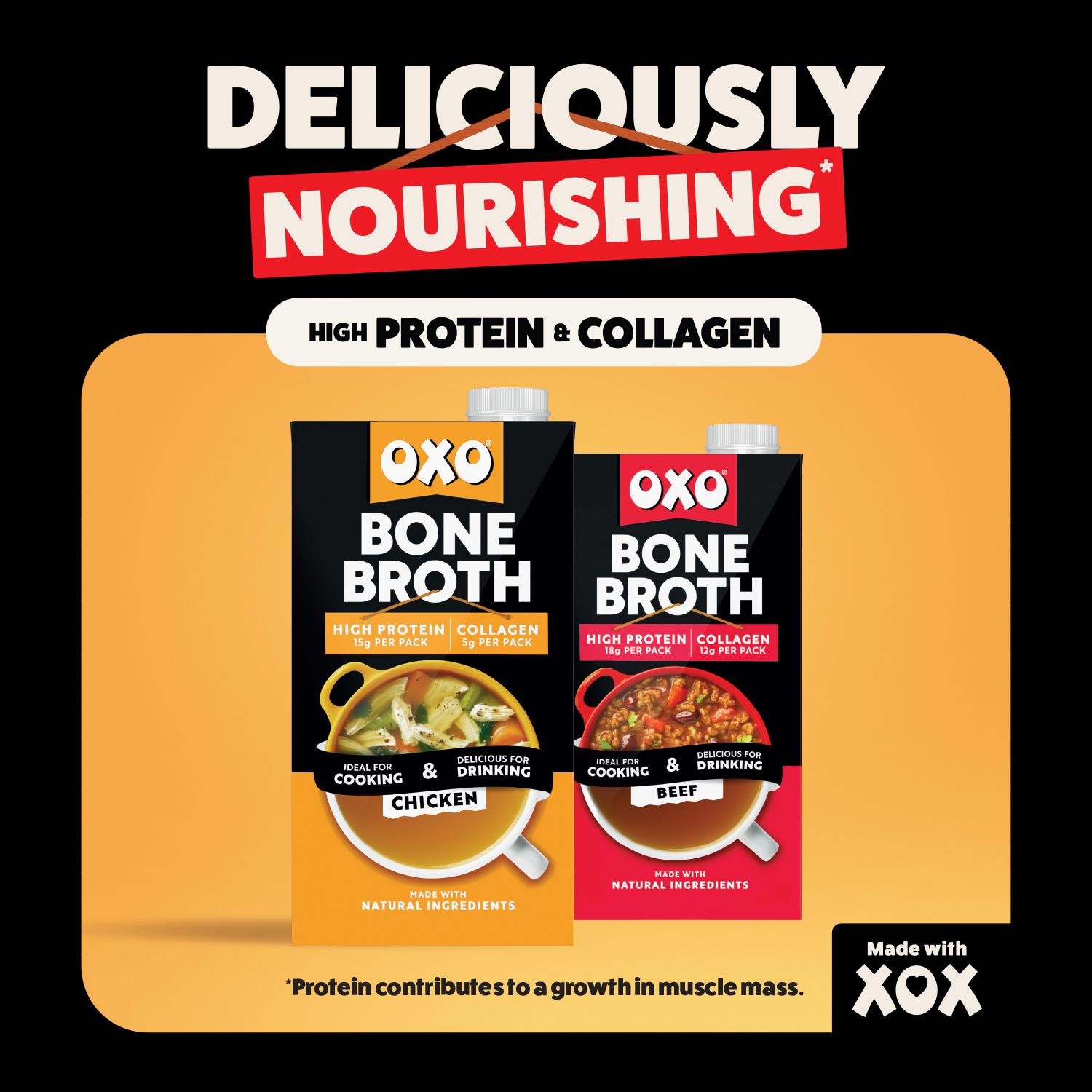 Oxo Nourishing Bone Broth Beef 500ml thumbnail 6