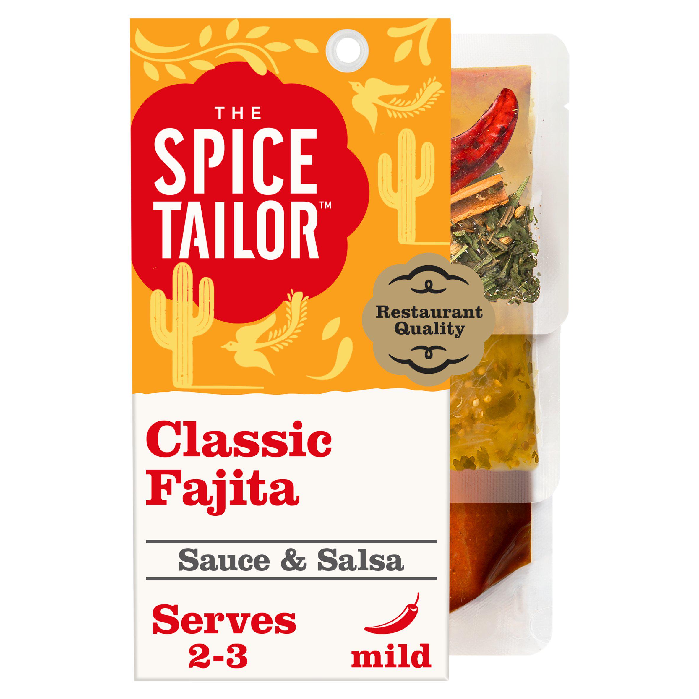 The Spice Tailor Mexican Classic Fajita Sauce & Salsa Meal Kit 245g