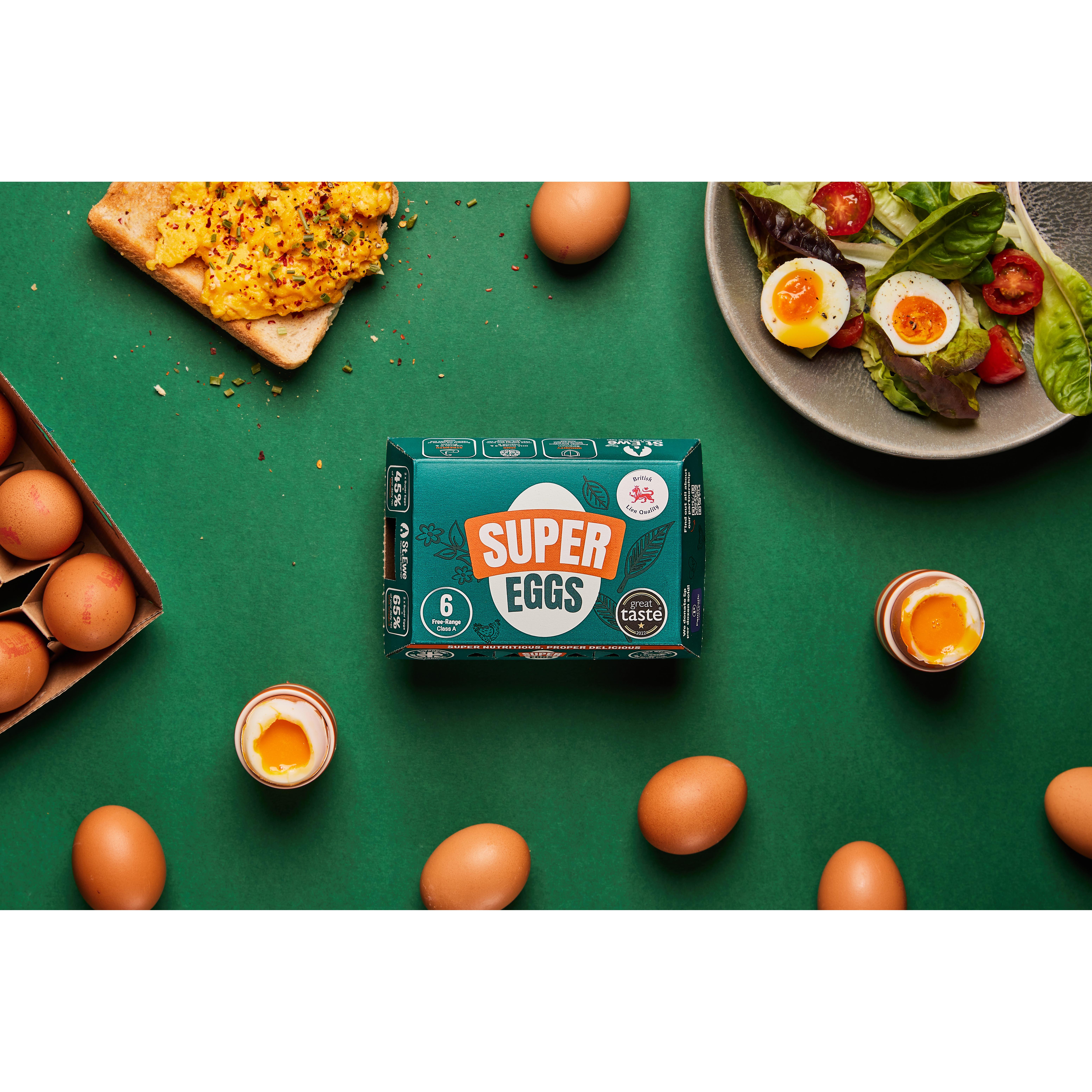 St. Ewe Free Range Super Eggs x6 288g thumbnail 5