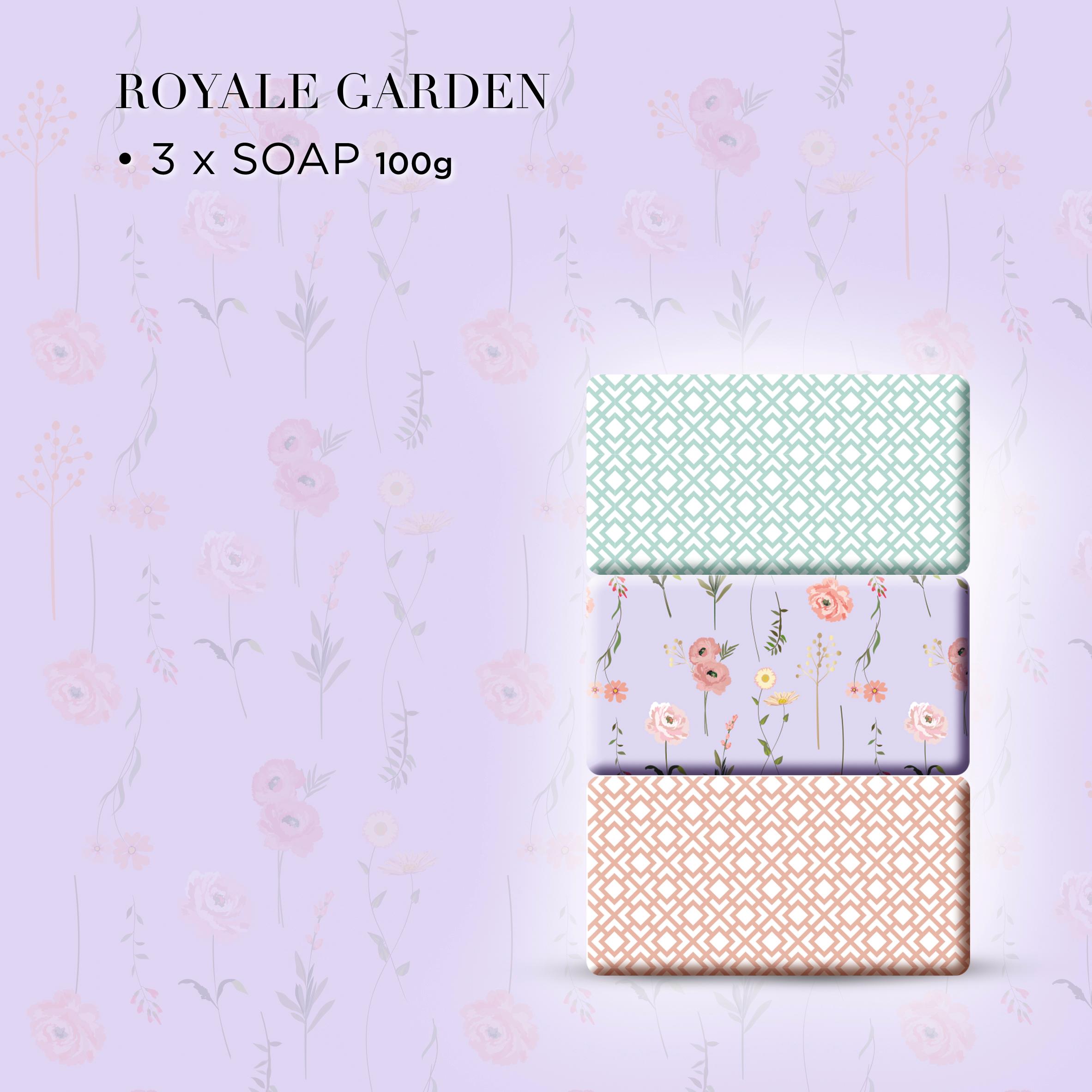 Baylis & Harding Royale Garden Luxury Wrapped Soaps Gift Set thumbnail 2
