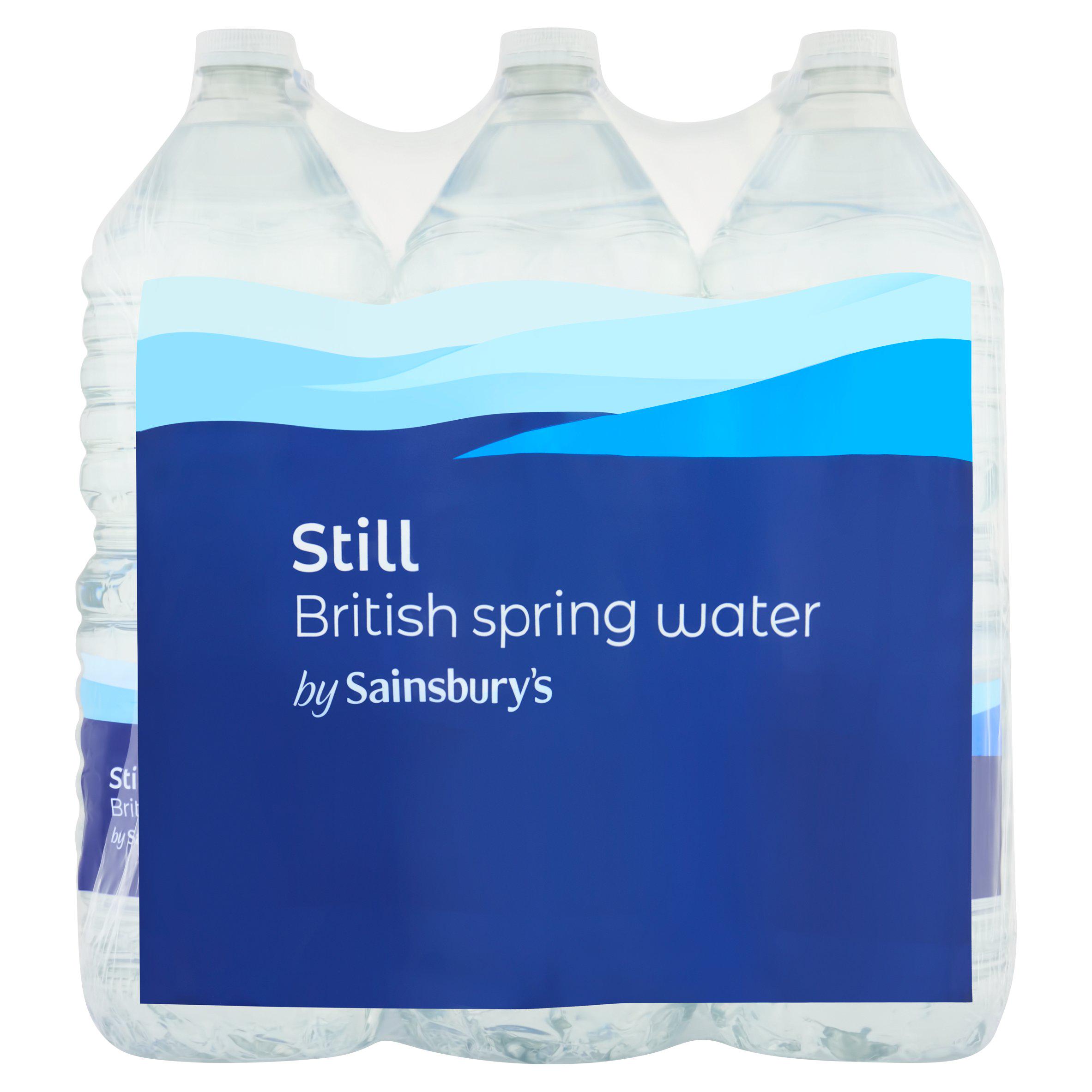 Sainsbury's Still British Spring Water 6 x 2L