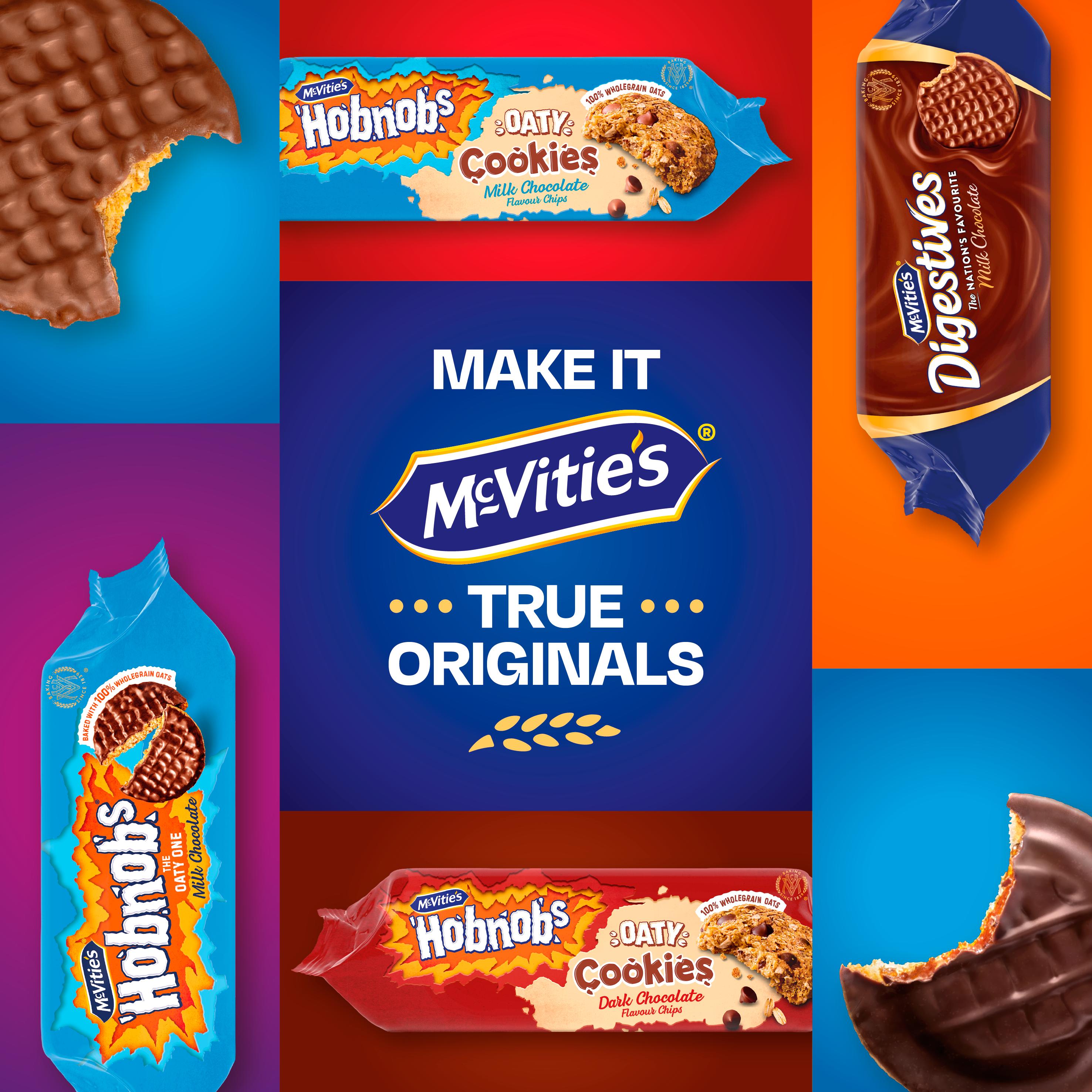 McVitie's Hobnobs Milk Chocolate Flavour Chips Oaty Cookies 155g thumbnail 5