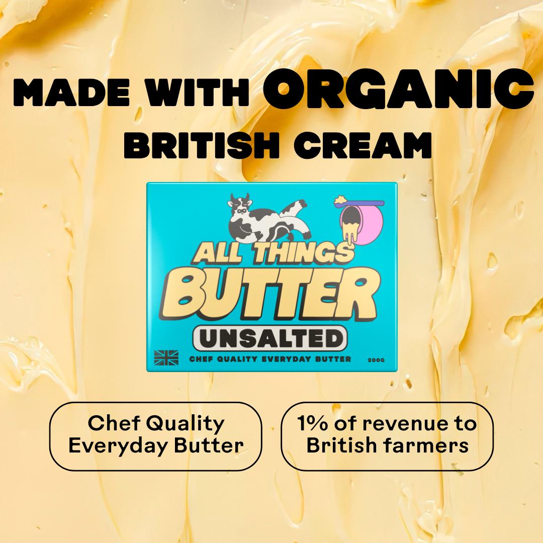 All Things Butter Organic British Unsalted Butter 200g thumbnail 2