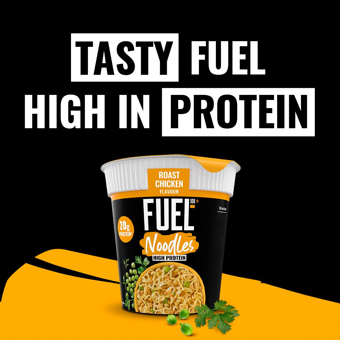 FUEL10K High Protein Sweet Chilli Instant Noodles Snack Pot 87g thumbnail 2