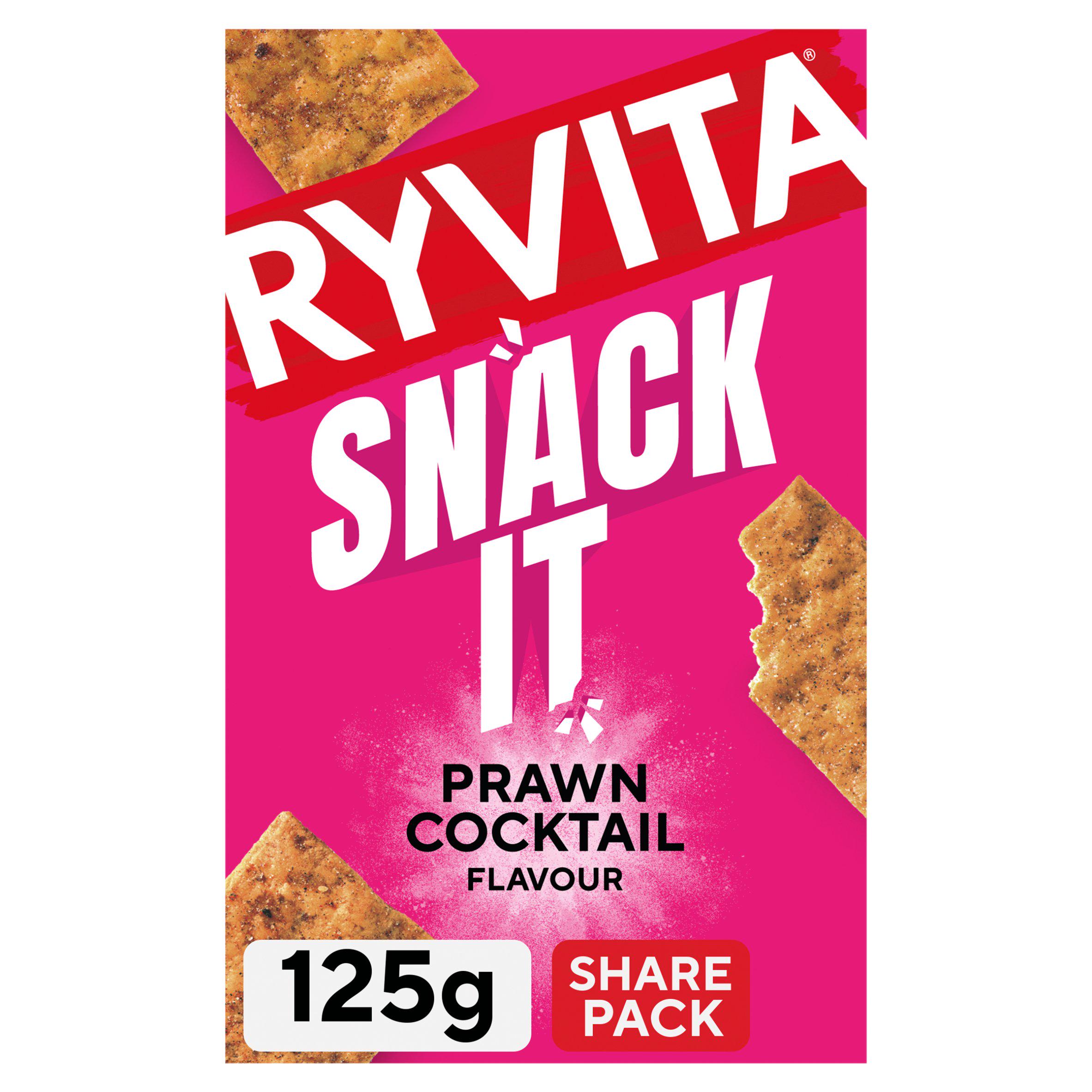 Ryvita 125g Snack it Prawn Cocktail Flavour