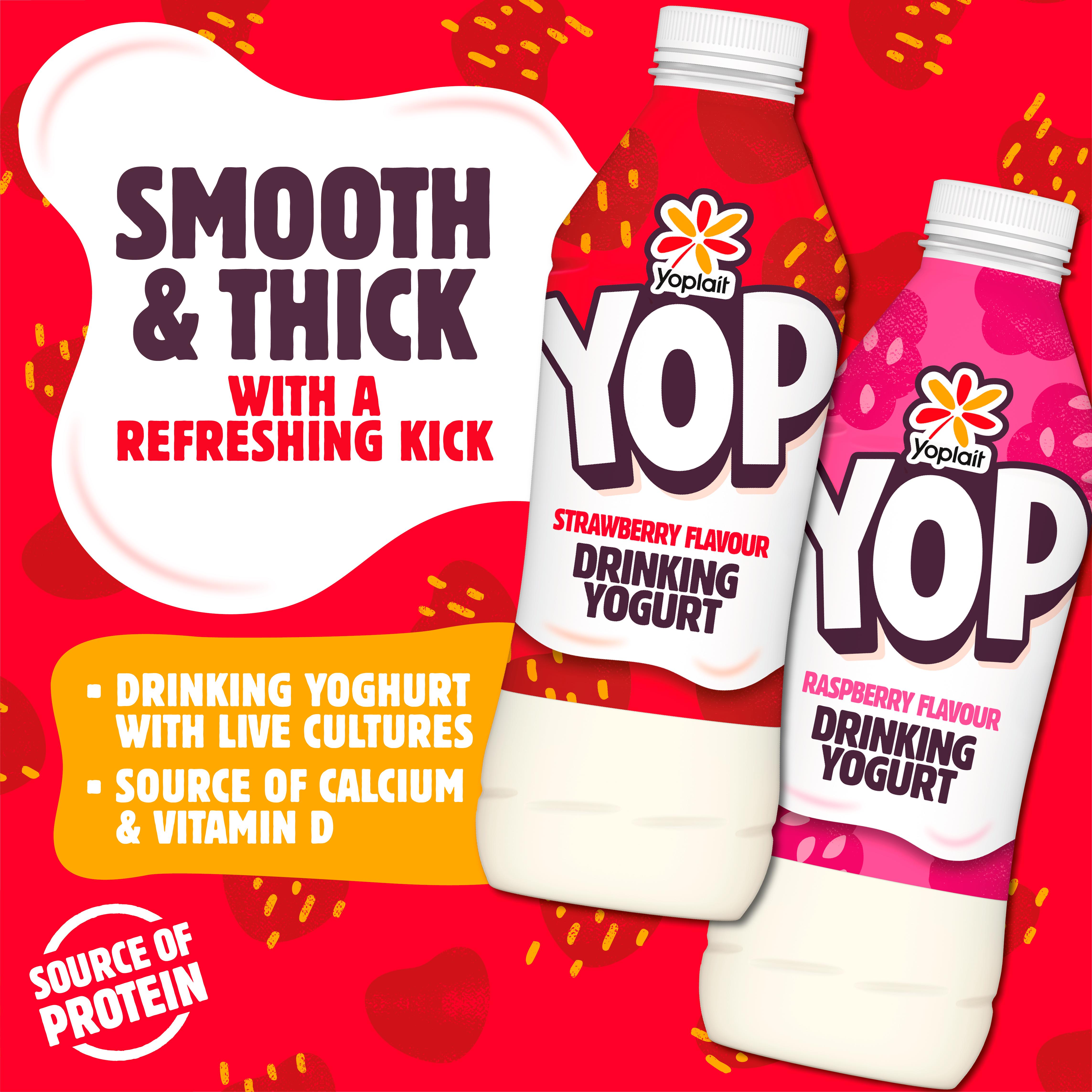 Yop Strawberry Yoghurt Drink 825g thumbnail 2