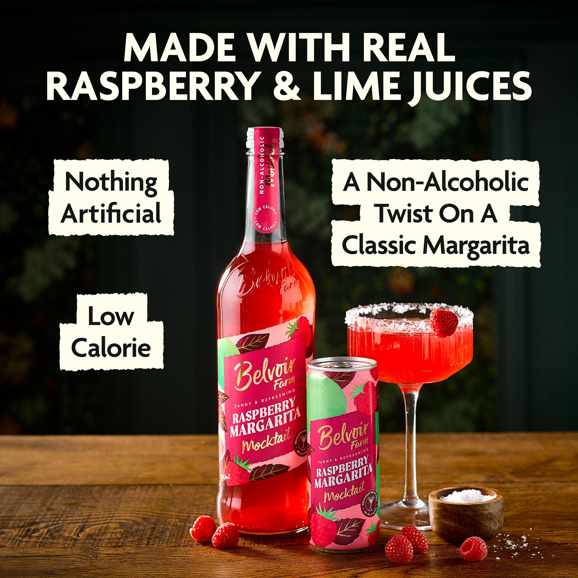 Belvoir Farm Non Alcoholic Raspberry Margarita 250ml thumbnail 2