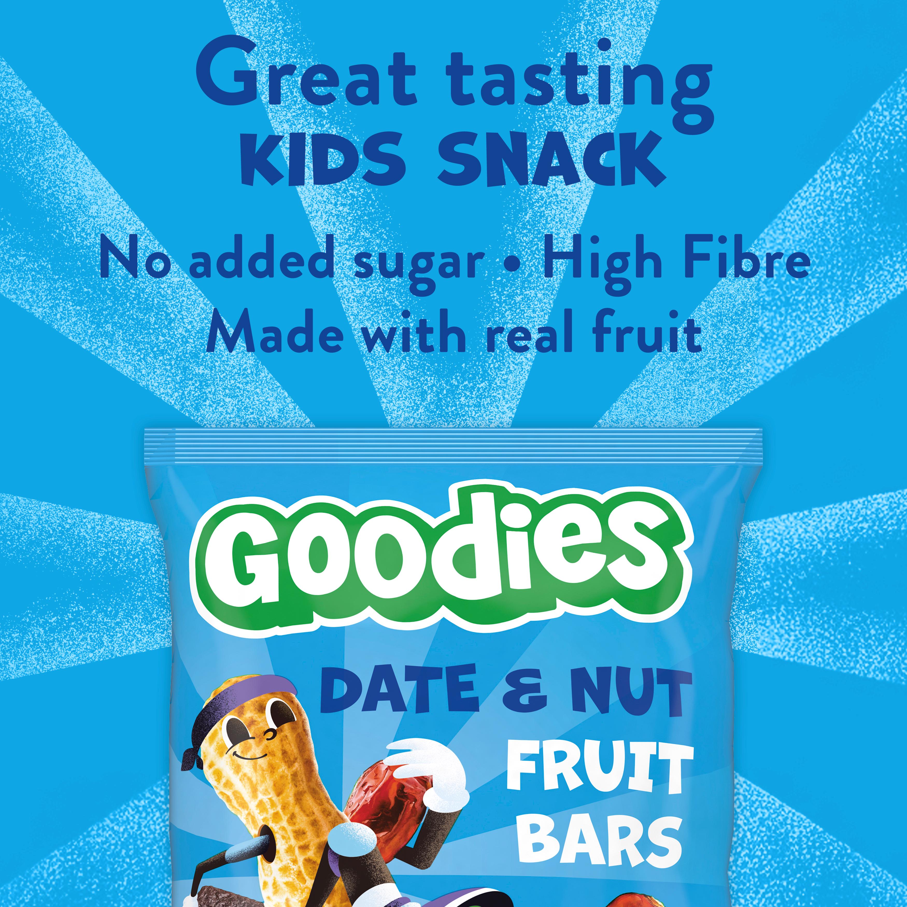 Goodies 5 x 20g Date & Nuts Multipack Kids Snack Fruit Bars thumbnail 4