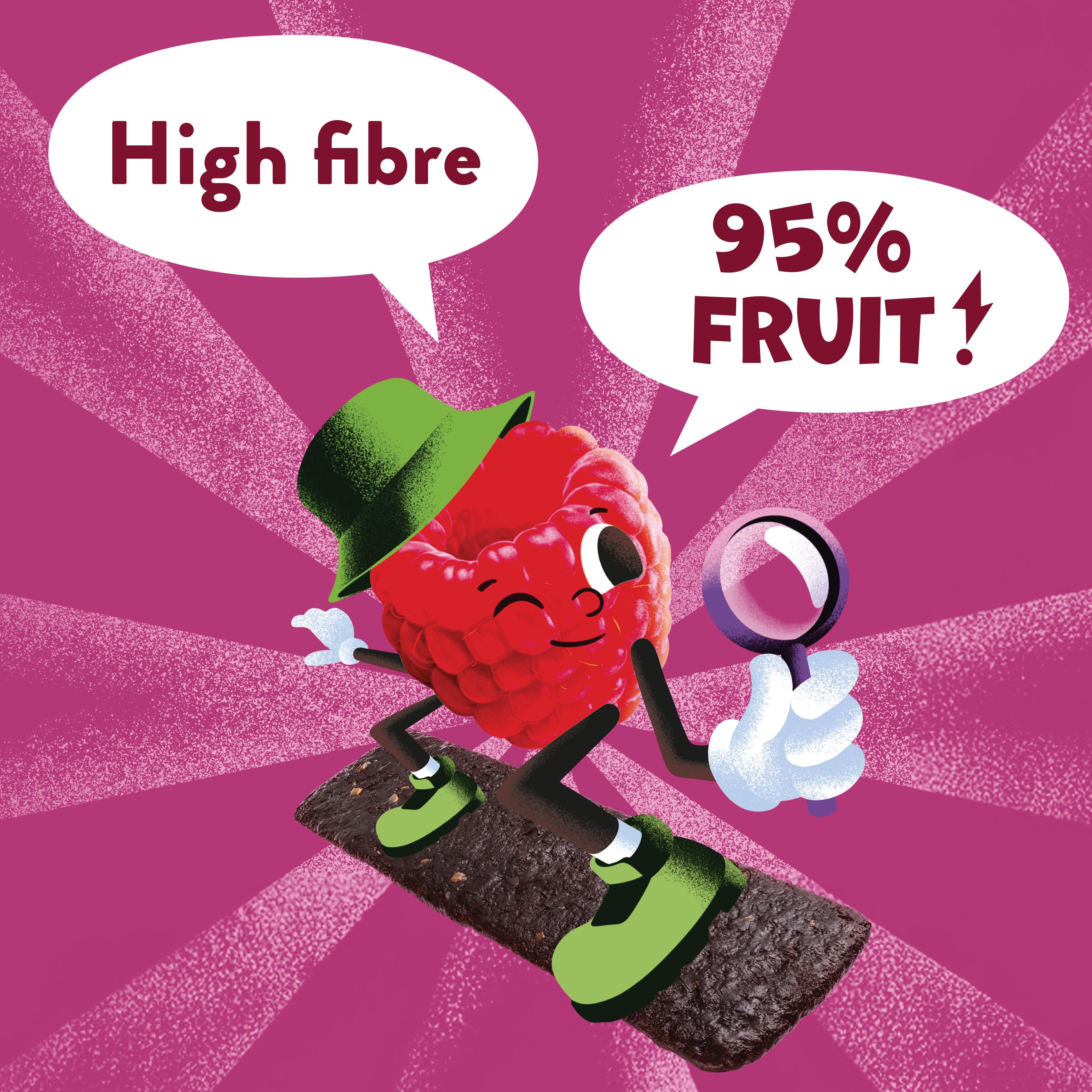 Goodies 5 x 20g Raspberry & Date Multipack Kids Snack Fruit Bars thumbnail 3