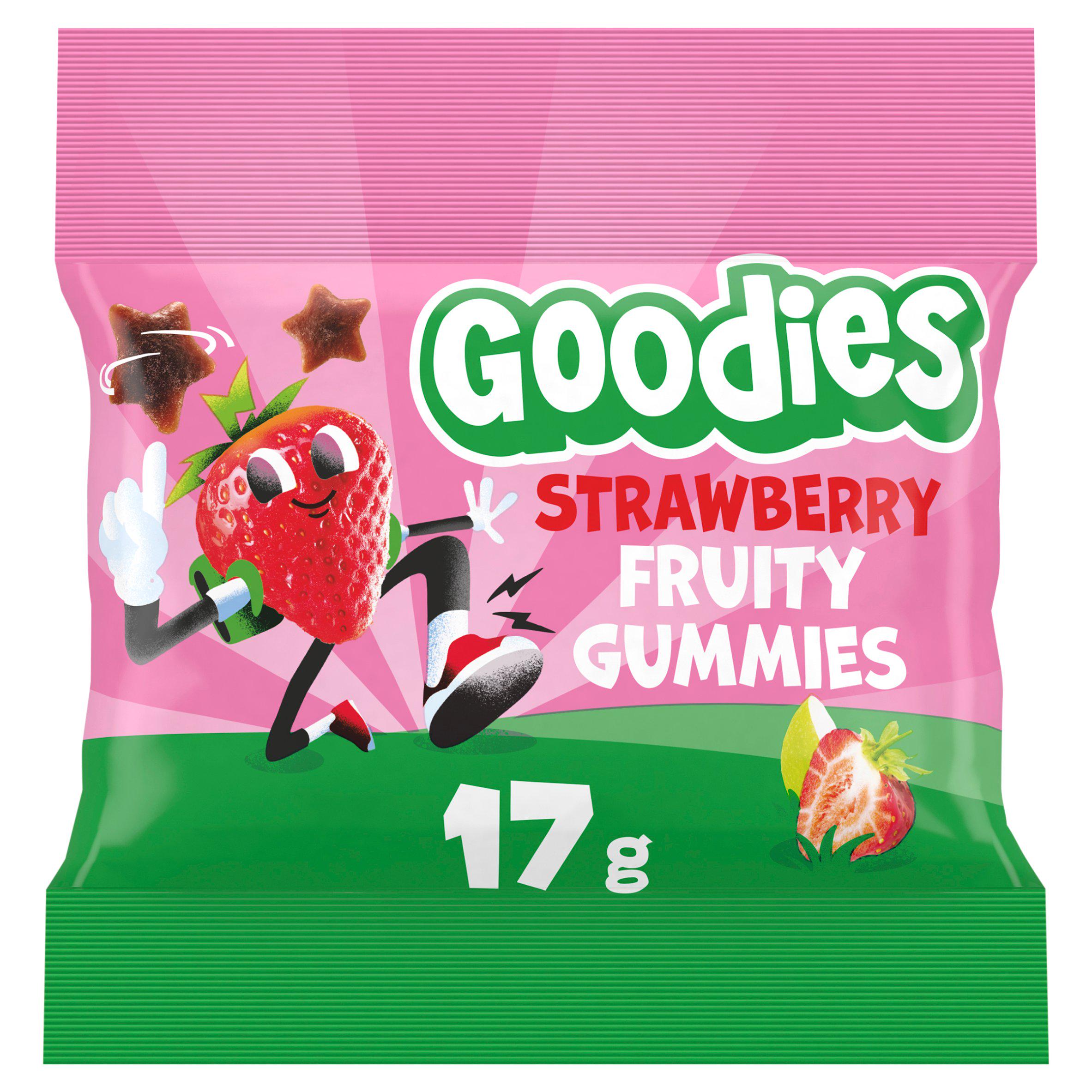 Goodies Kids Snack Strawberry Fruit Gummies 17g