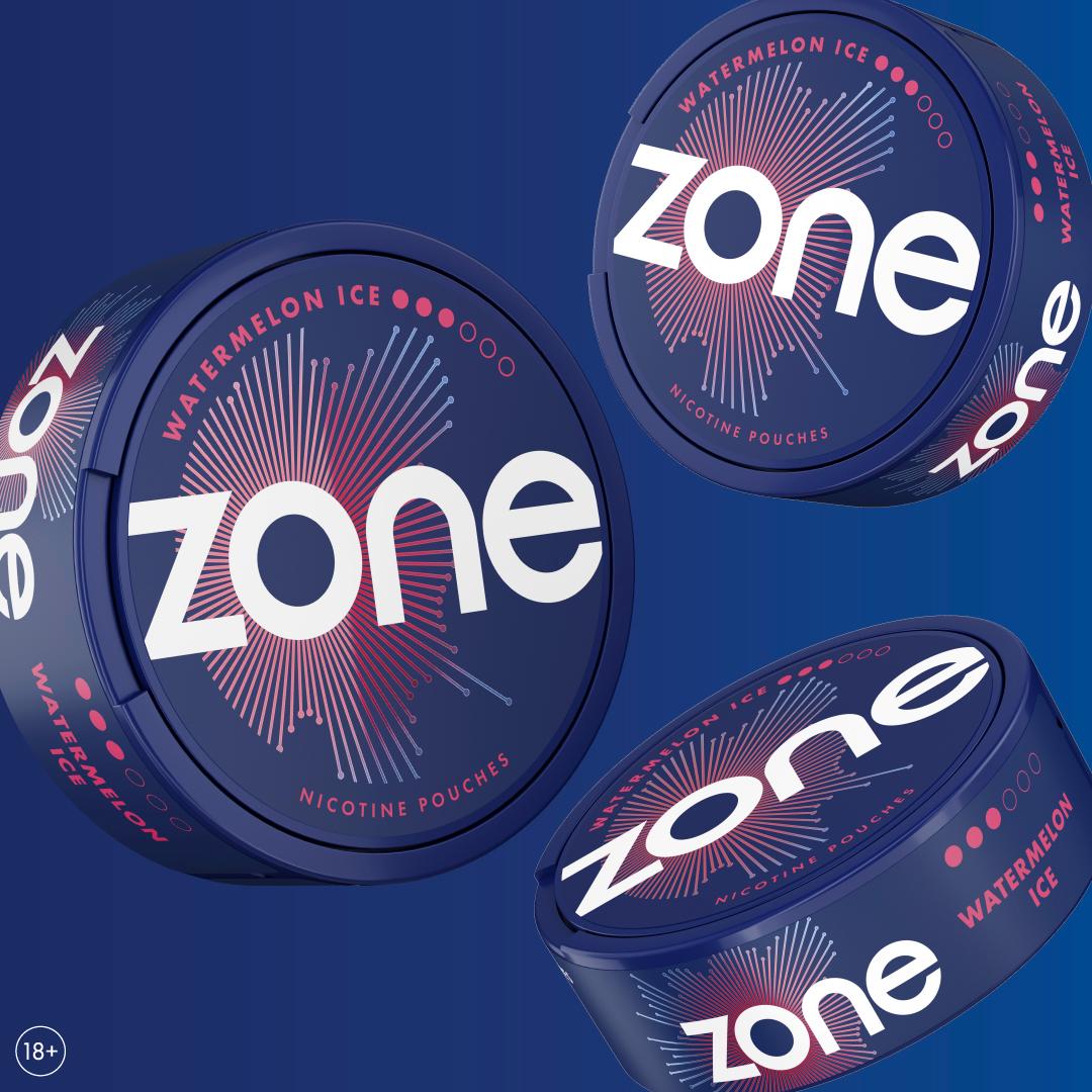 Zone Watermelon Ice Nicotine Pouches 10mg thumbnail 2