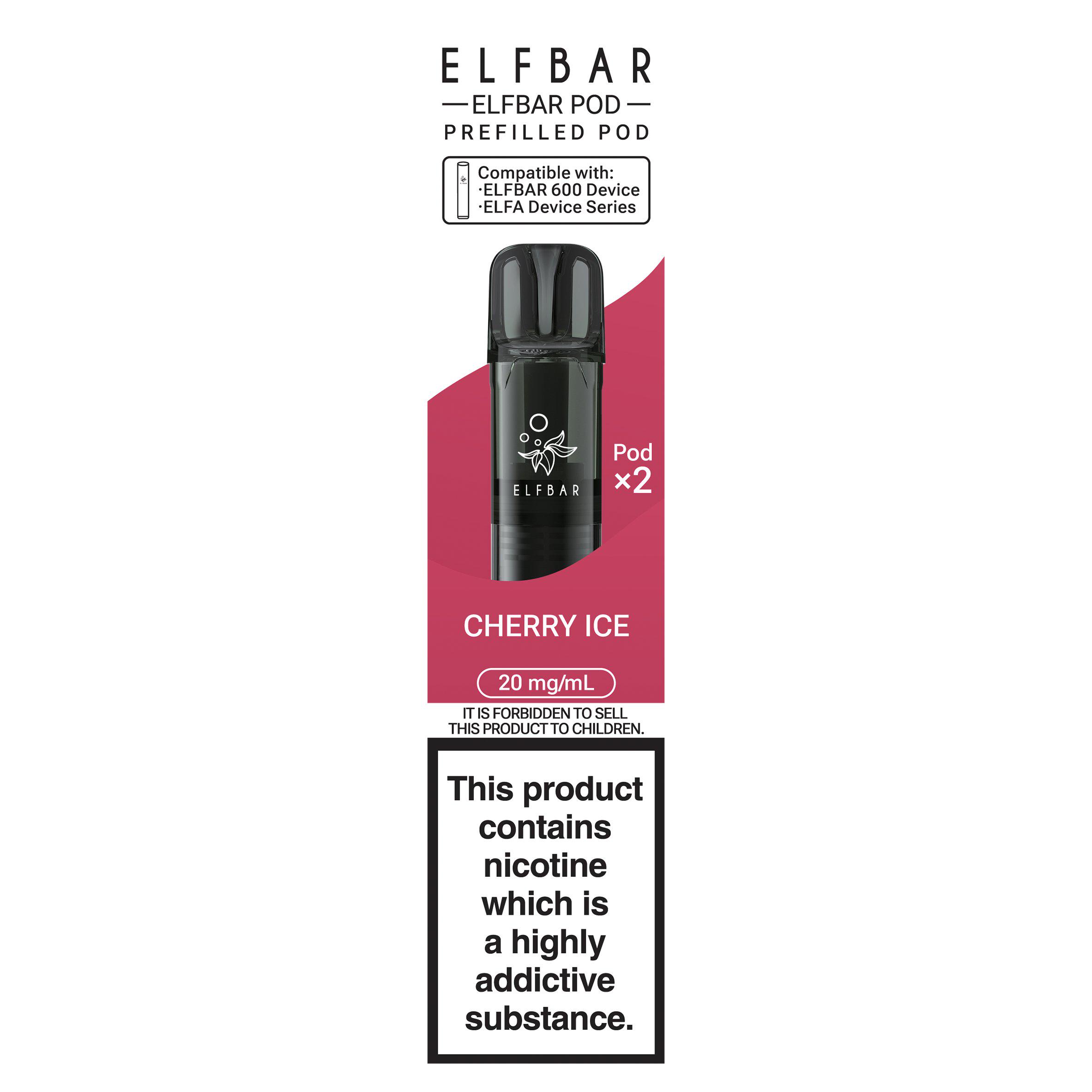 Elf Bar Pod Prefilled Pod Cherry Ice 20mg/ml