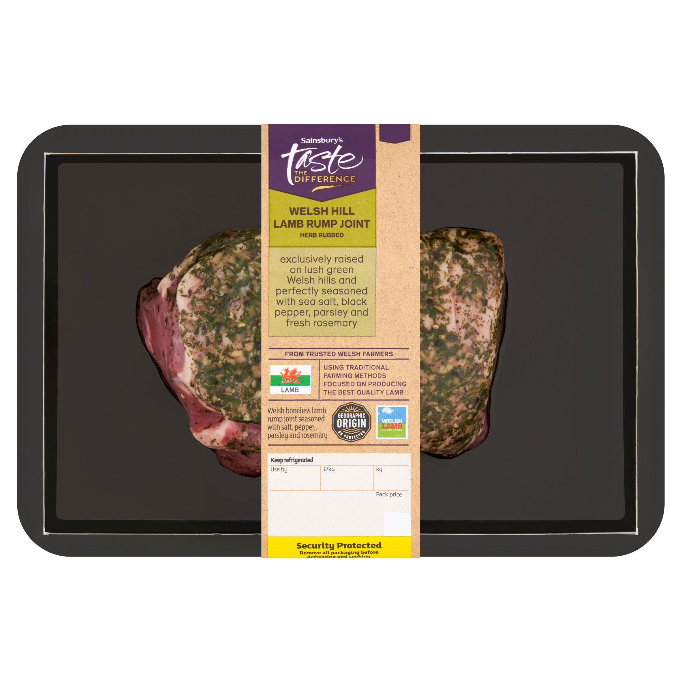 Sainsbury's (Approx.303g- 455g) Welsh Hill Lamb Rump Joint, Taste the Difference