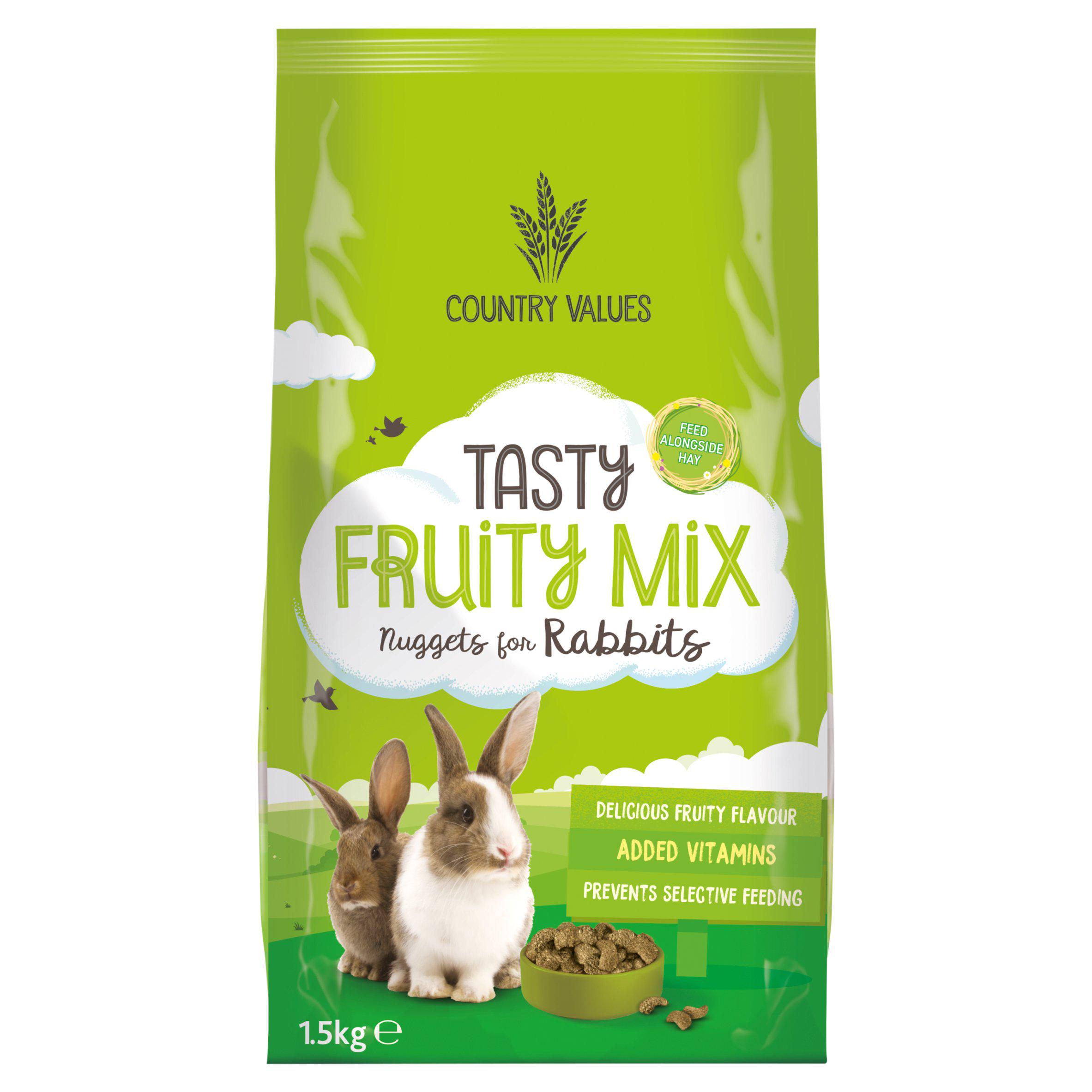 Country Values 1500g Mix Fruity Tasty Rabbit Nuggets
