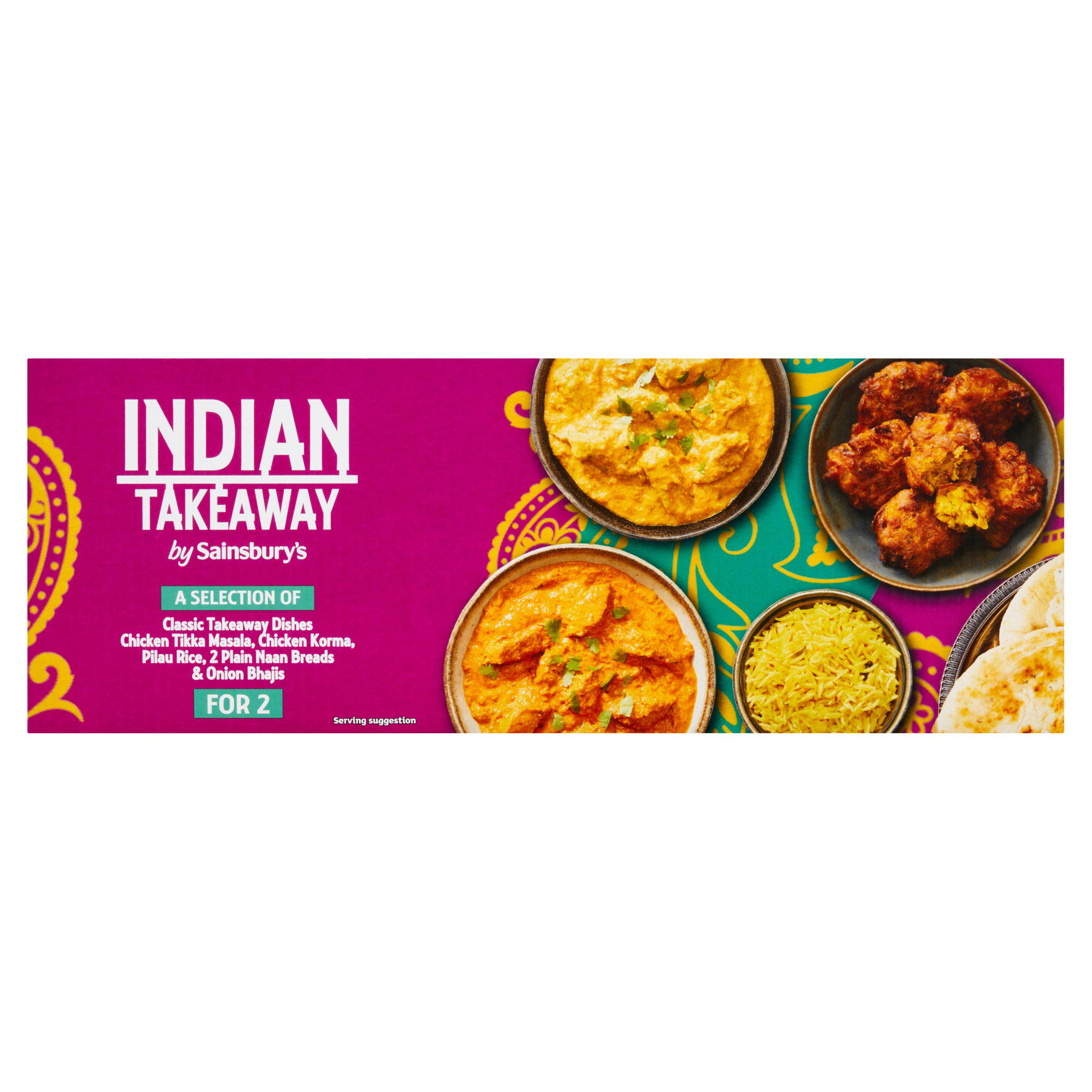 Sainsbury's Chicken Korma & Chicken Tikka Masala Takeaway Box (Serves 2)