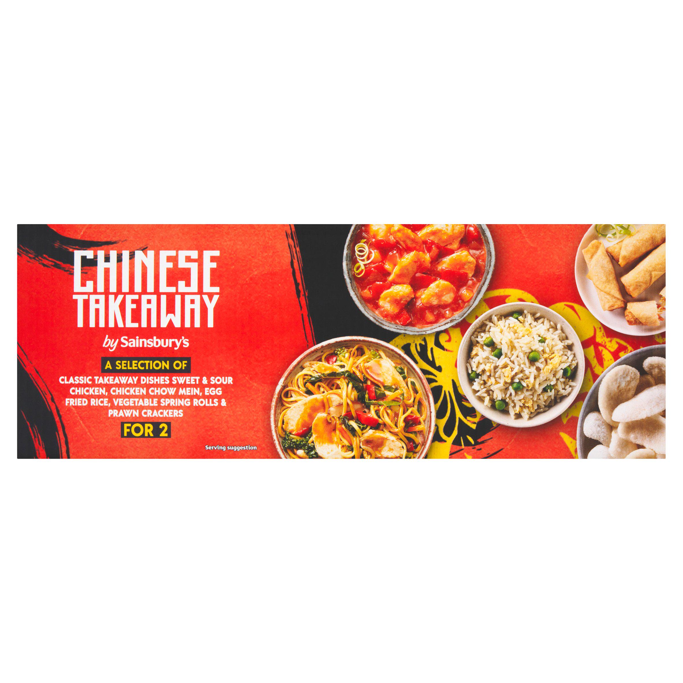 Sainsbury's Chicken Chow Mein & Sweet & Sour Chinese Takeaway Box (Serves 2)