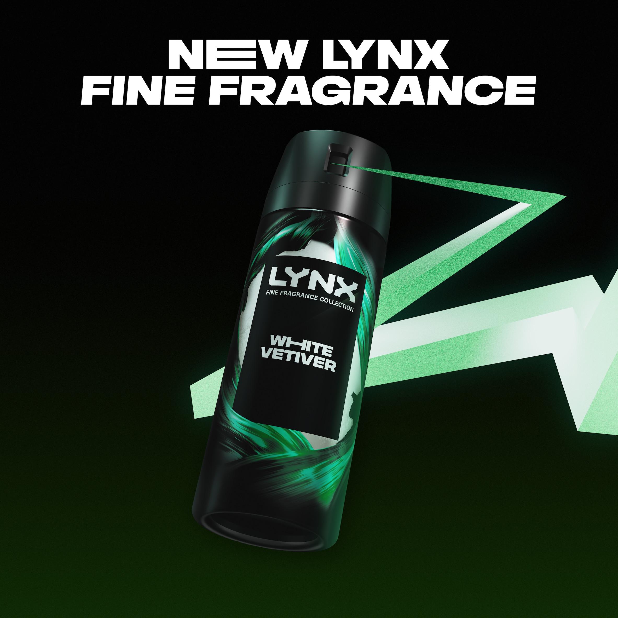 Lynx 150ml Fine Fragrance Collection White Vetiver Premium Body Spray thumbnail 2