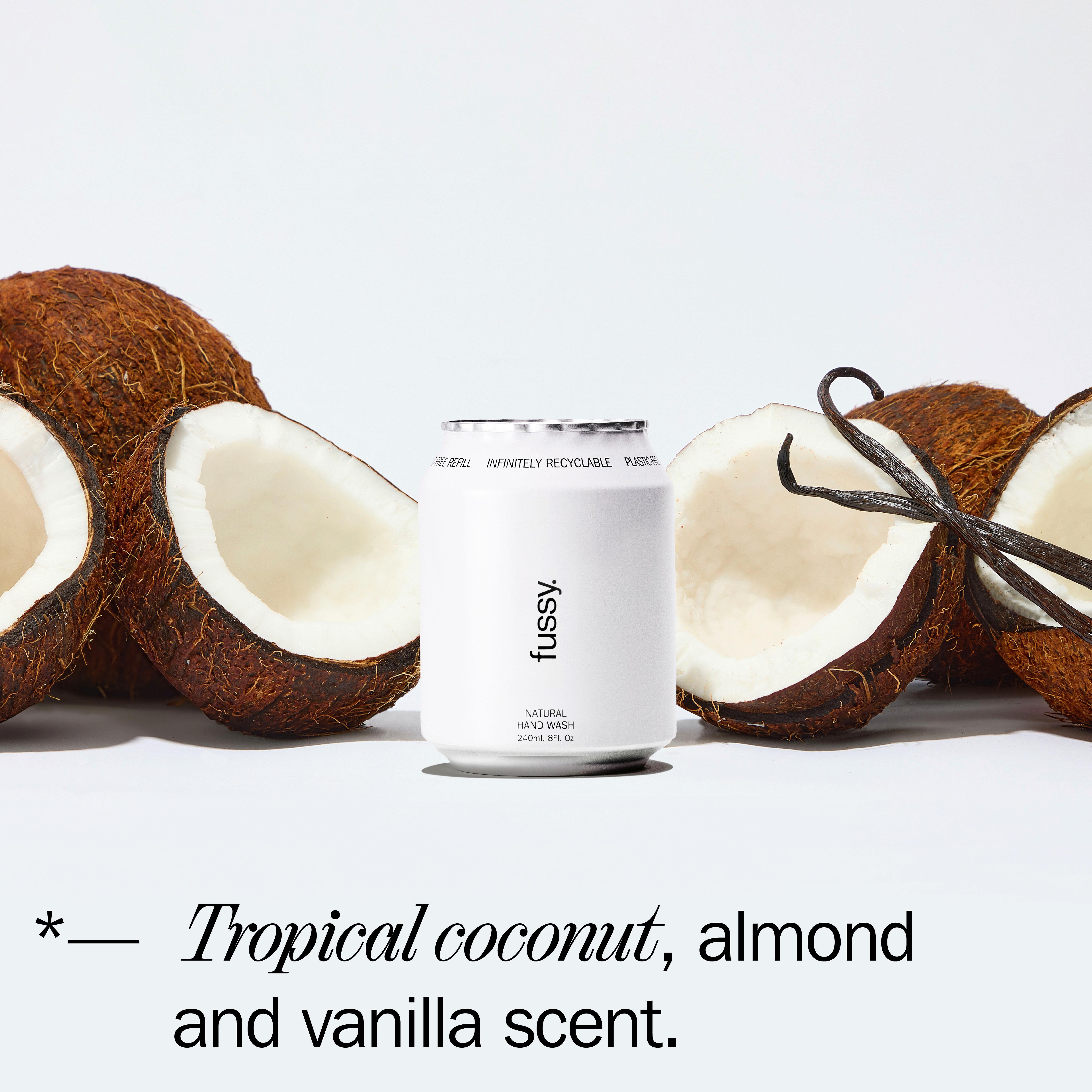 Fussy 240ml Coconut Milk Natural Hand Wash Refill thumbnail 4
